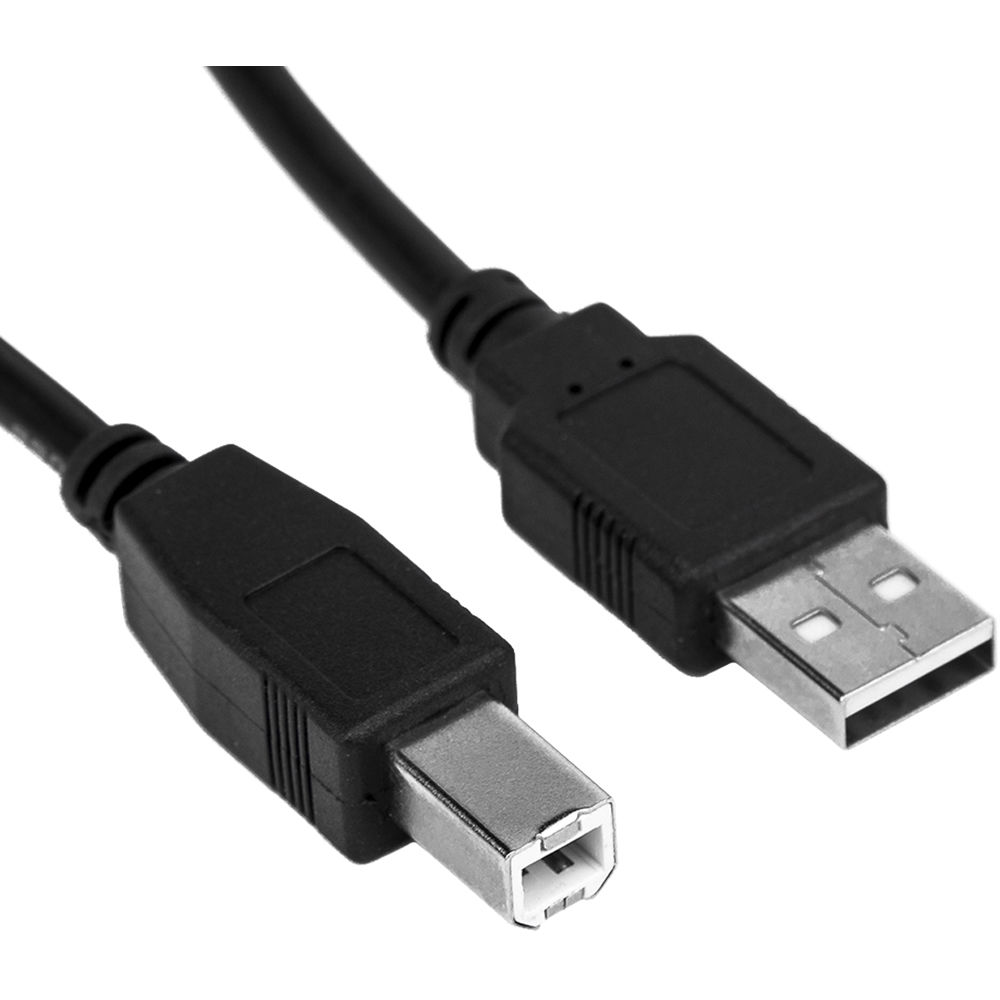 Rocstor 6 ft USB Type-A male to Type-B male printer cable for USB 2.0 devices — view 2