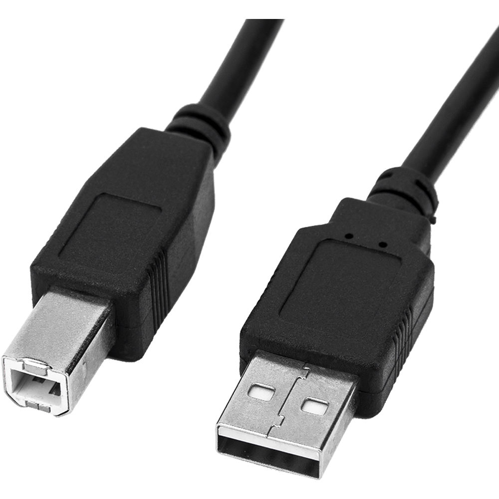 Rocstor 6 ft USB Type-A male to Type-B male printer cable for USB 2.0 devices — view 3