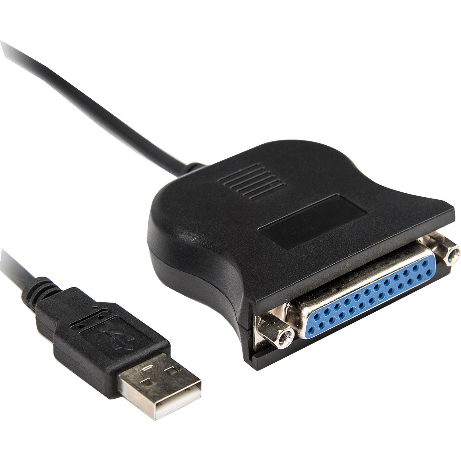 Rocstor 4 ft USB Type A male to DB25 parallel printer adapter cable — view 3