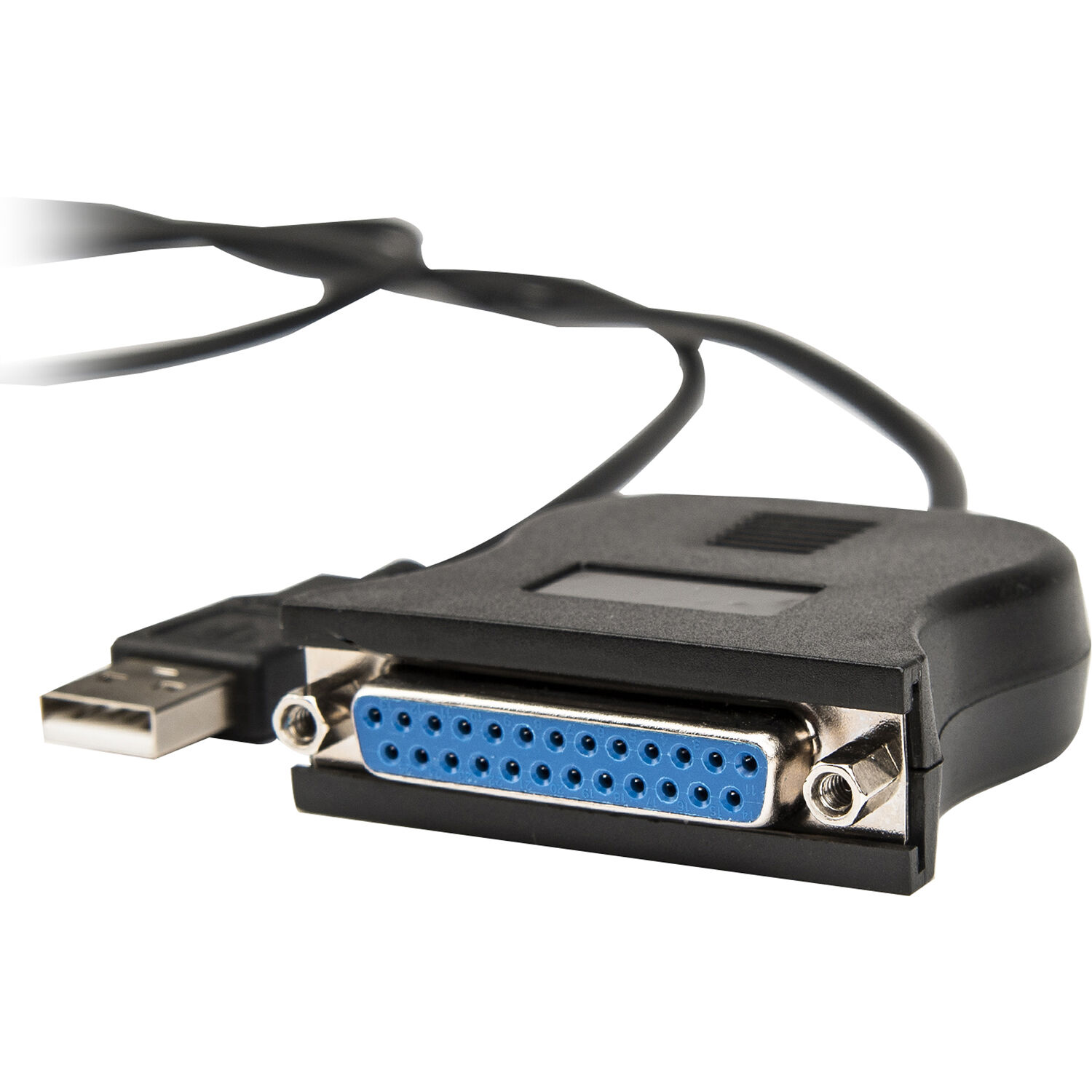 Rocstor 4 ft USB Type A male to DB25 parallel printer adapter cable — view 4