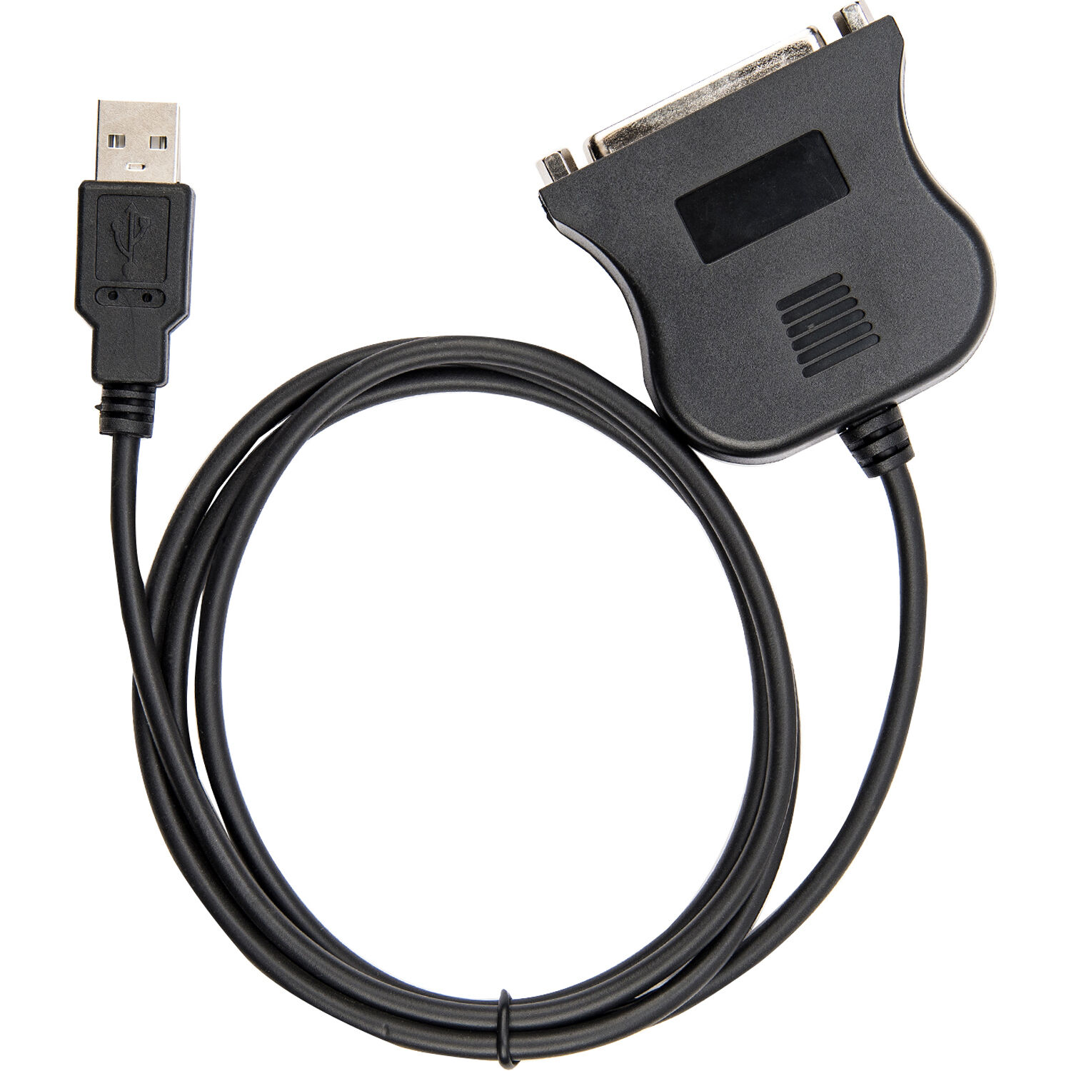 Rocstor 4 ft USB Type A male to DB25 parallel printer adapter cable — view 6