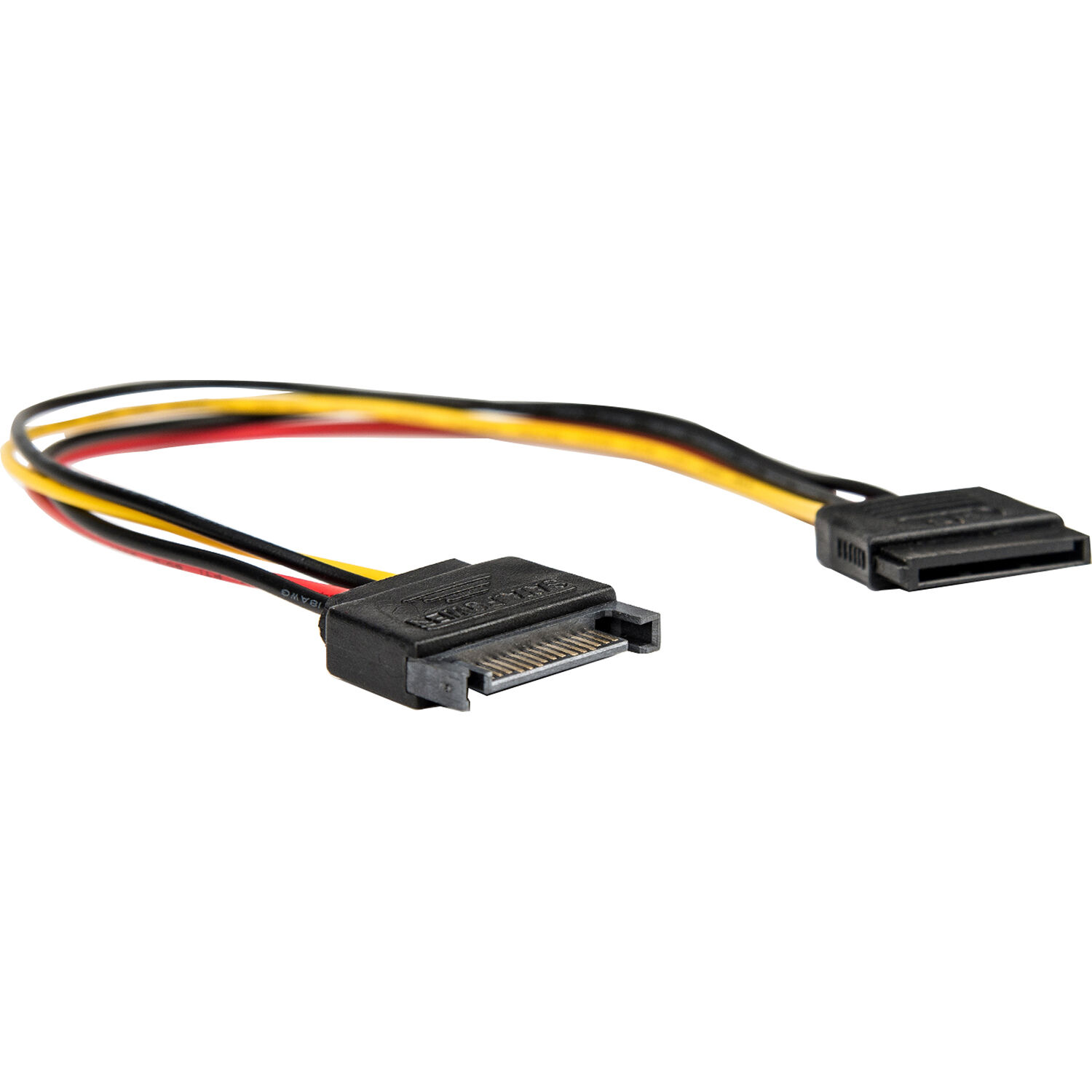 PREMIUM 12IN 15 PIN SATA POWER EXTENSION CABLE - 12IN / 12 IN (1 FT / 1FT) - SAT — view 5