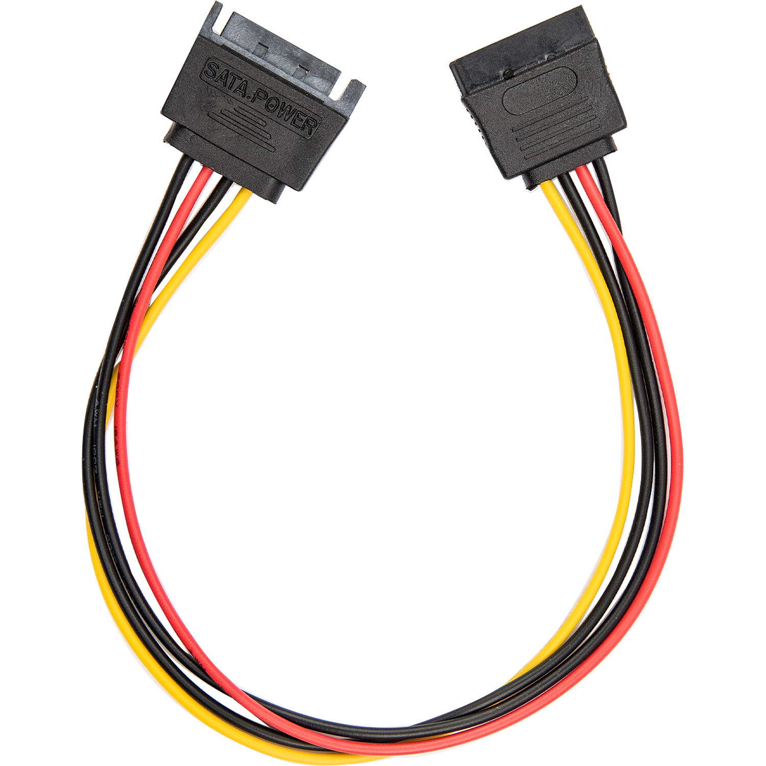 PREMIUM 12IN 15 PIN SATA POWER EXTENSION CABLE - 12IN / 12 IN (1 FT / 1FT) - SAT — view 7