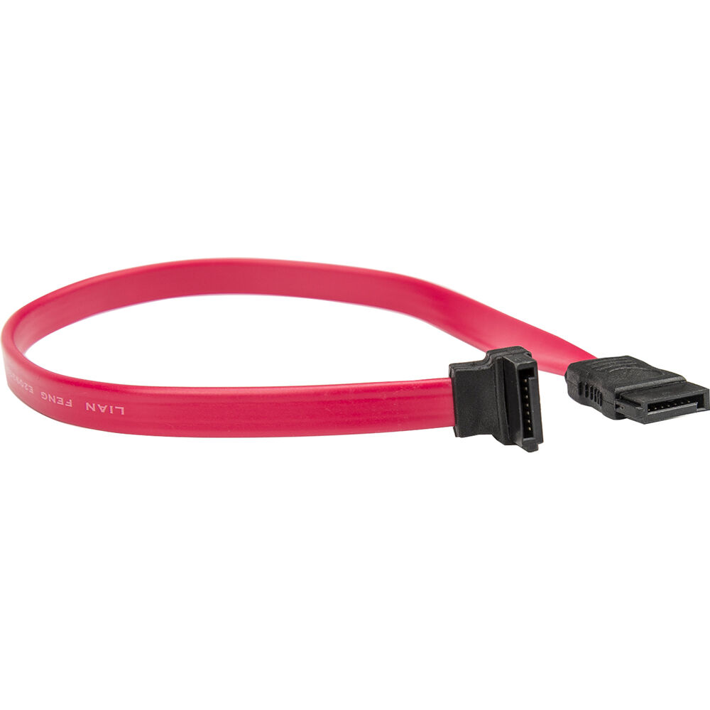 Rocstor 12 inch SATA to right angle SATA Serial ATA cable for internal storage connections — view 5