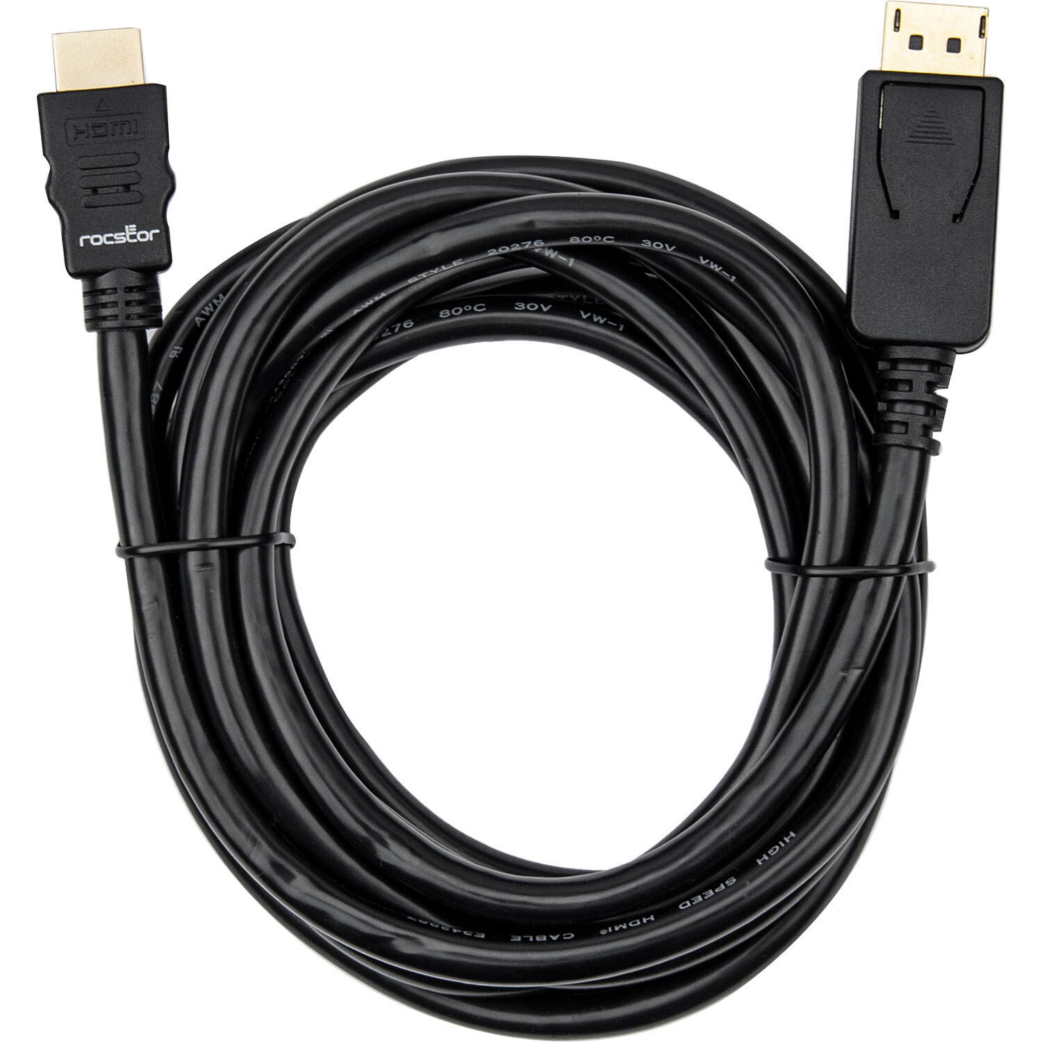 PREMIUM DISPLAYPORT TO HDMI CONVERTER CABLE M/M - 6 FT (2M) - COMPATIBLE WITH DP — view 4