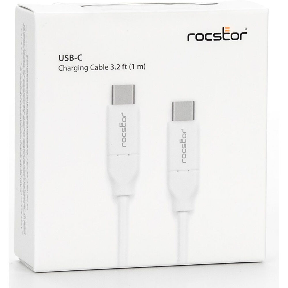 Rocstor 3 ft USB-C charging cable for MacBook, supports up to 100 W Power Delivery — view 5