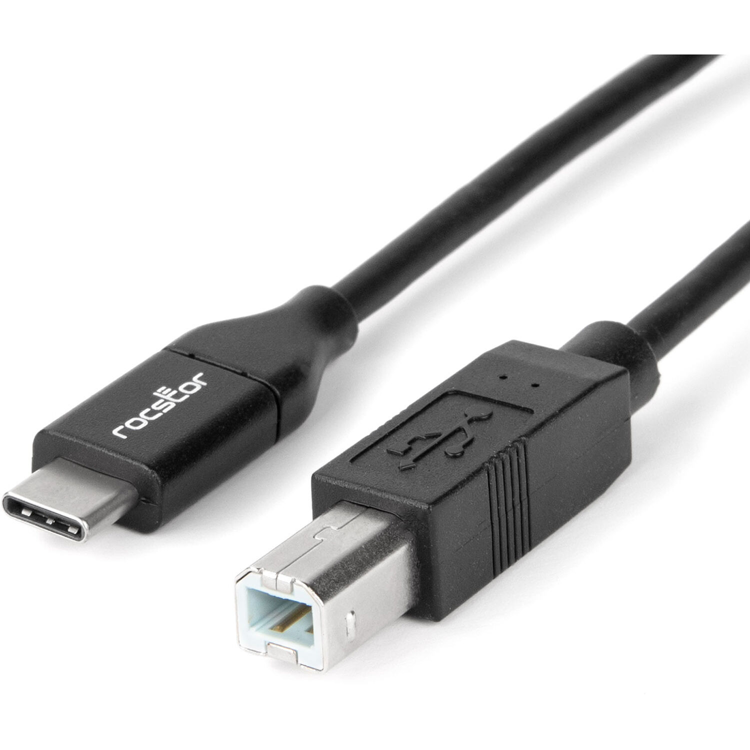 Rocstor 10 ft USB-C to USB-B cable for printers and scanners — view 3