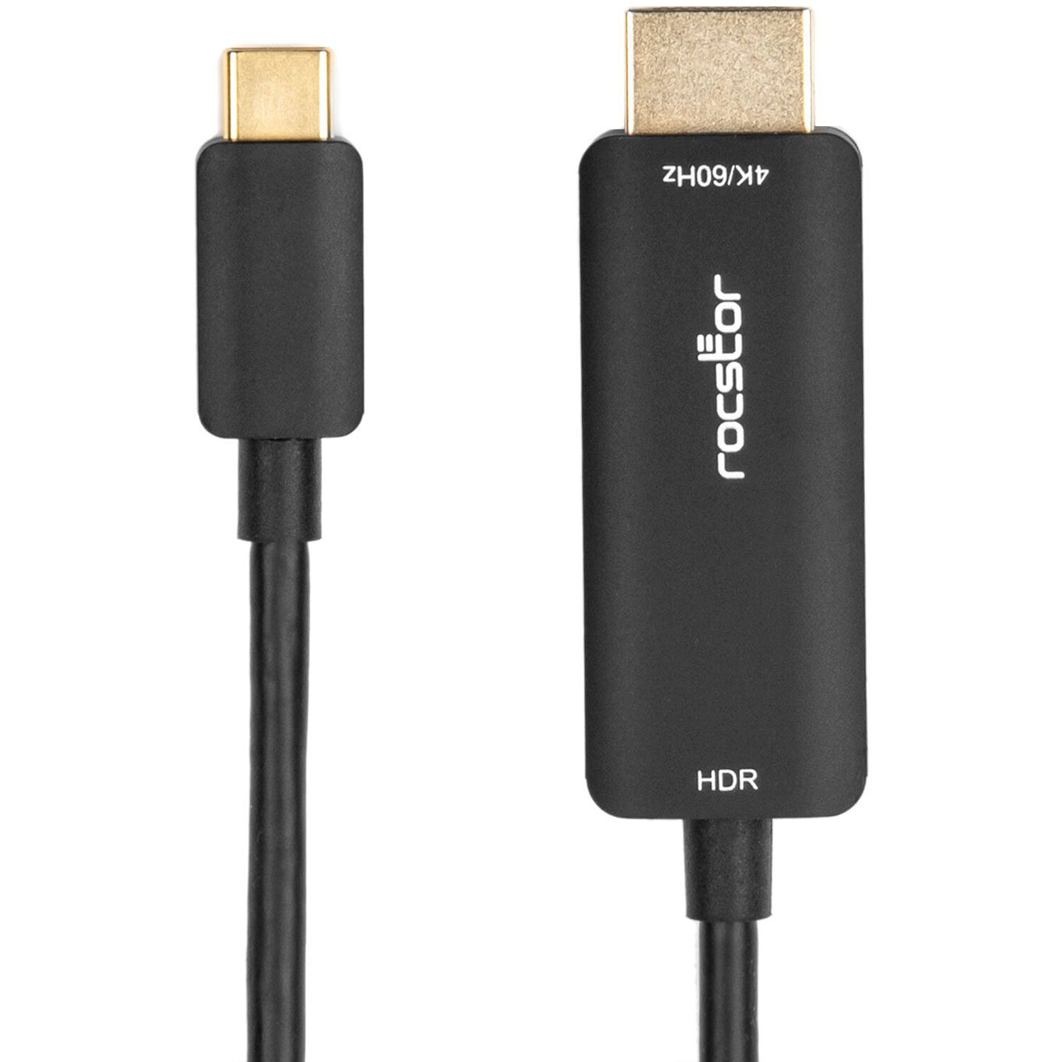 Rocstor 6 ft USB-C to HDMI cable for 4K 60 Hz connection to monitor or projector — view 3