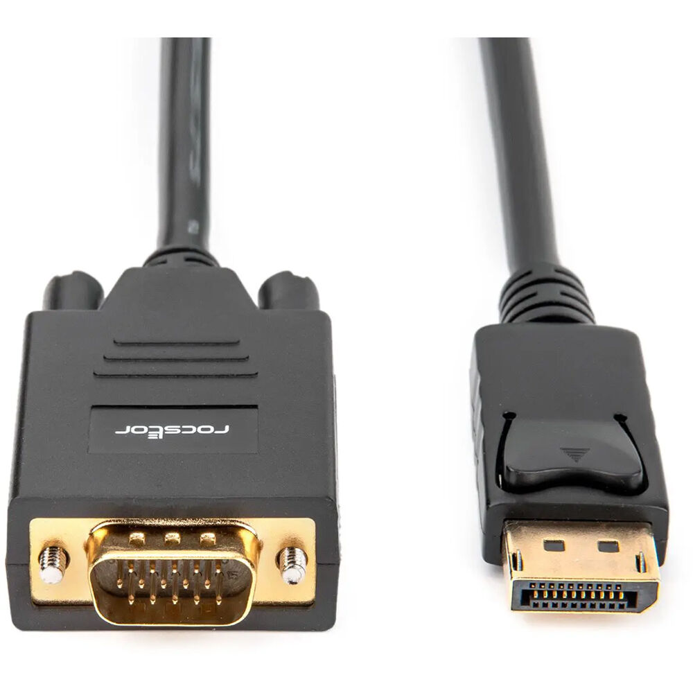 DISPLAYPORT TO VGA CABLE ADAPTER CONVERTER M/M - 12FT (3.6M) - 1920X1200 - FOR N — view 2