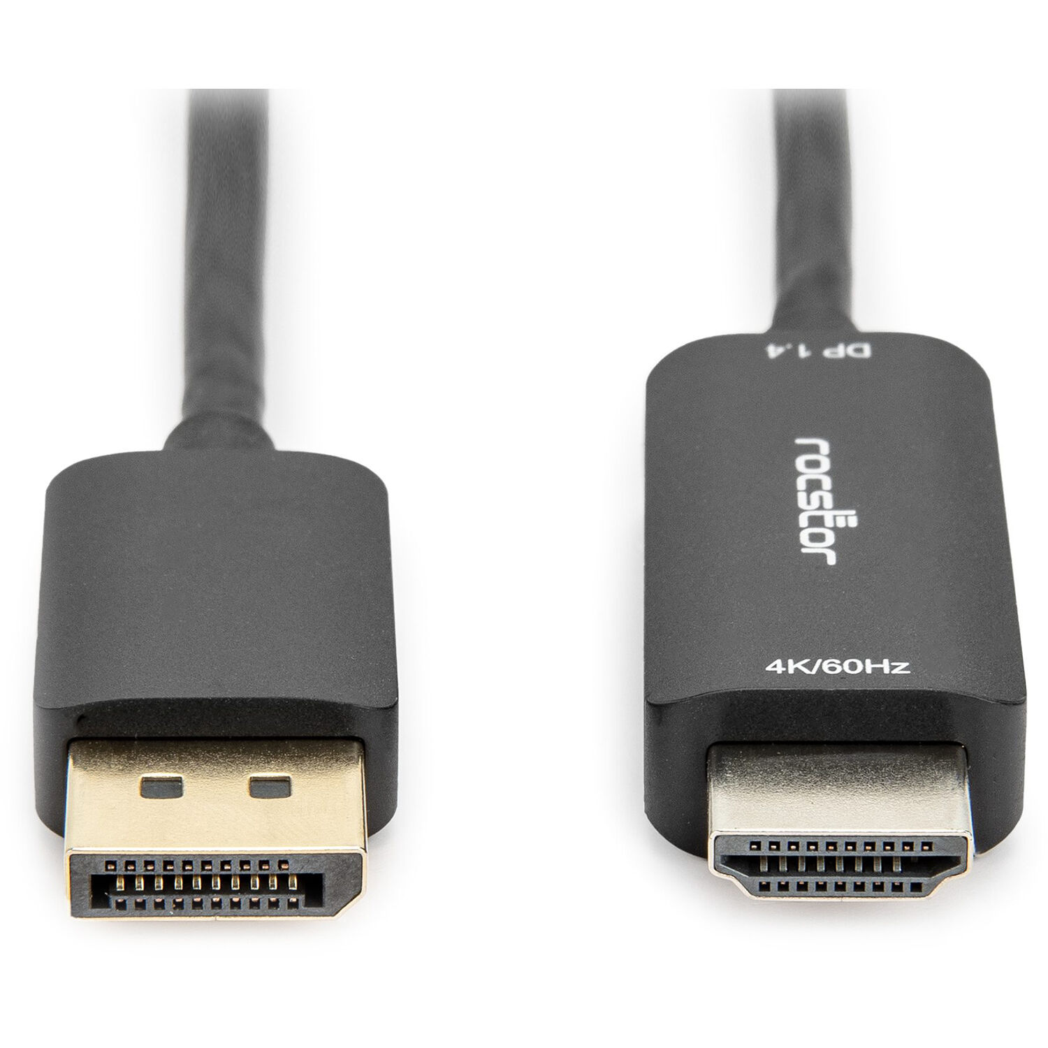 Rocstor DisplayPort 1.4 to HDMI active cable 10 ft for workstation display conversion — view 2