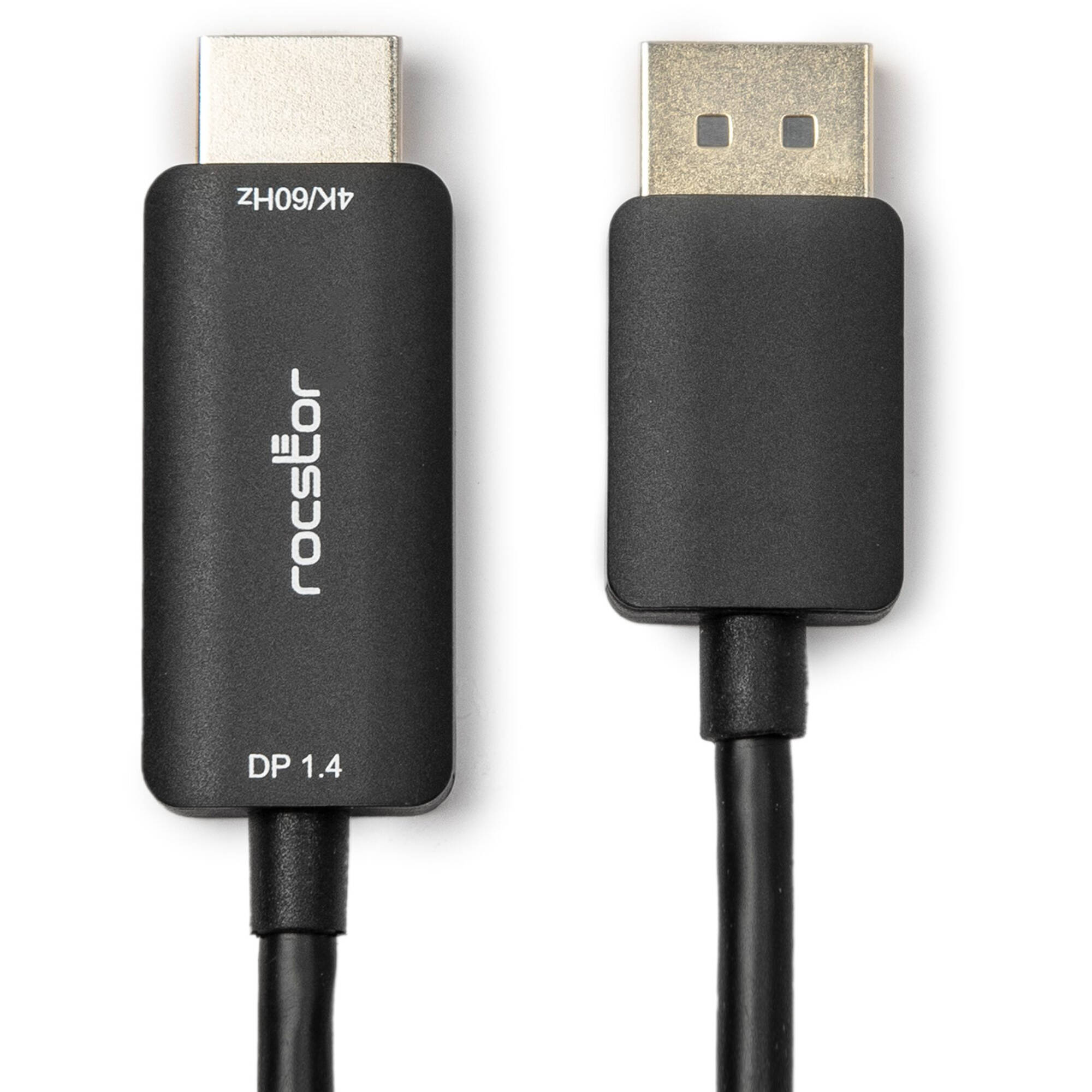 Rocstor DisplayPort 1.4 to HDMI active cable 10 ft for workstation display conversion — view 4