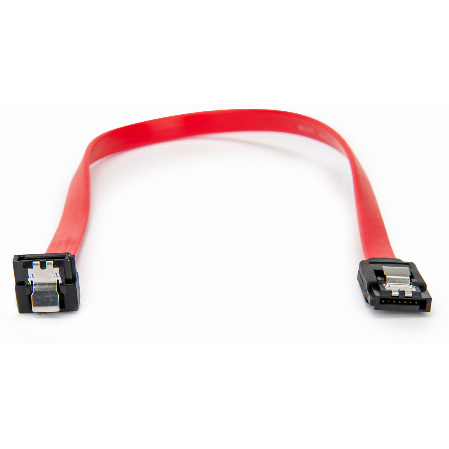 PREMIUM 12IN (1FT) LATCHING SATA TO RIGHT ANGLE SATA SERIAL ATA - 7-PIN STRAIGHT — view 4