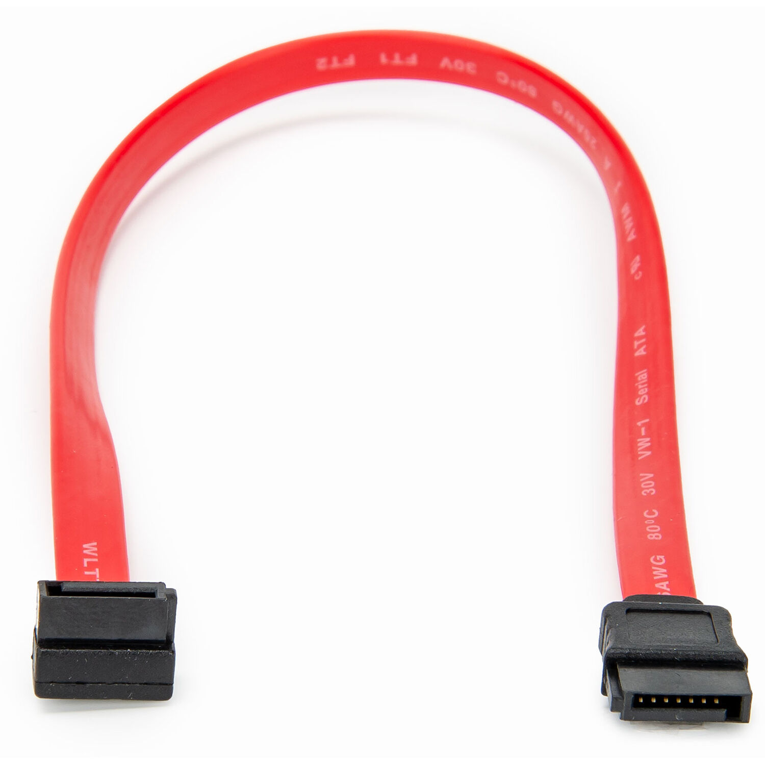 PREMIUM 12IN (30CM) SATA TO RIGHT ANGLE 90 DEGREES SATA CABLE - SATA 3.0 6GBPS B — view 4