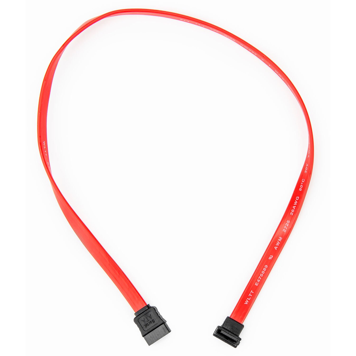 PREMIUM 18IN (46CM) SATA TO RIGHT ANGLE 90 DEGREES SATA CABLE F/F - SUPPORTS FUL — view 4
