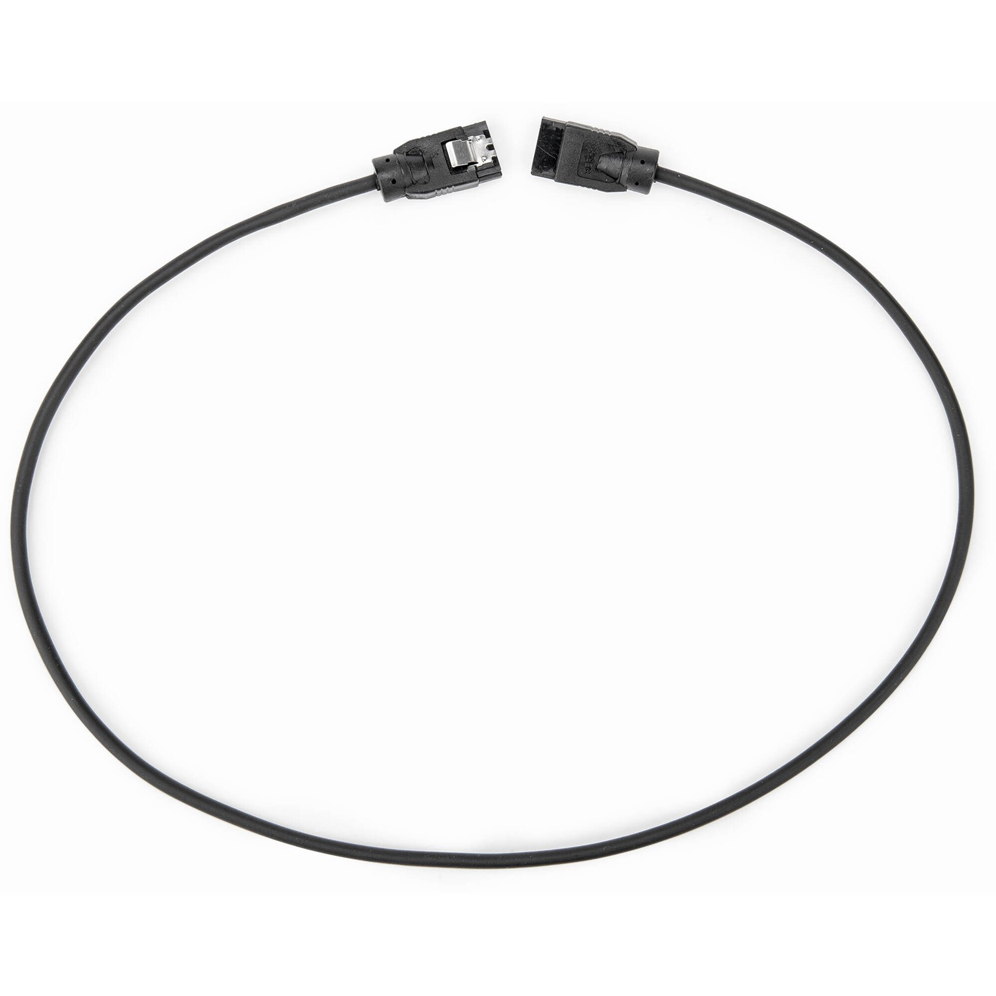 PREMIUM 0.6M ROUND SATA CABLE WITH LATCHING CONNECTORS, SUPORTS FULL SATA 3.0 UP — view 3