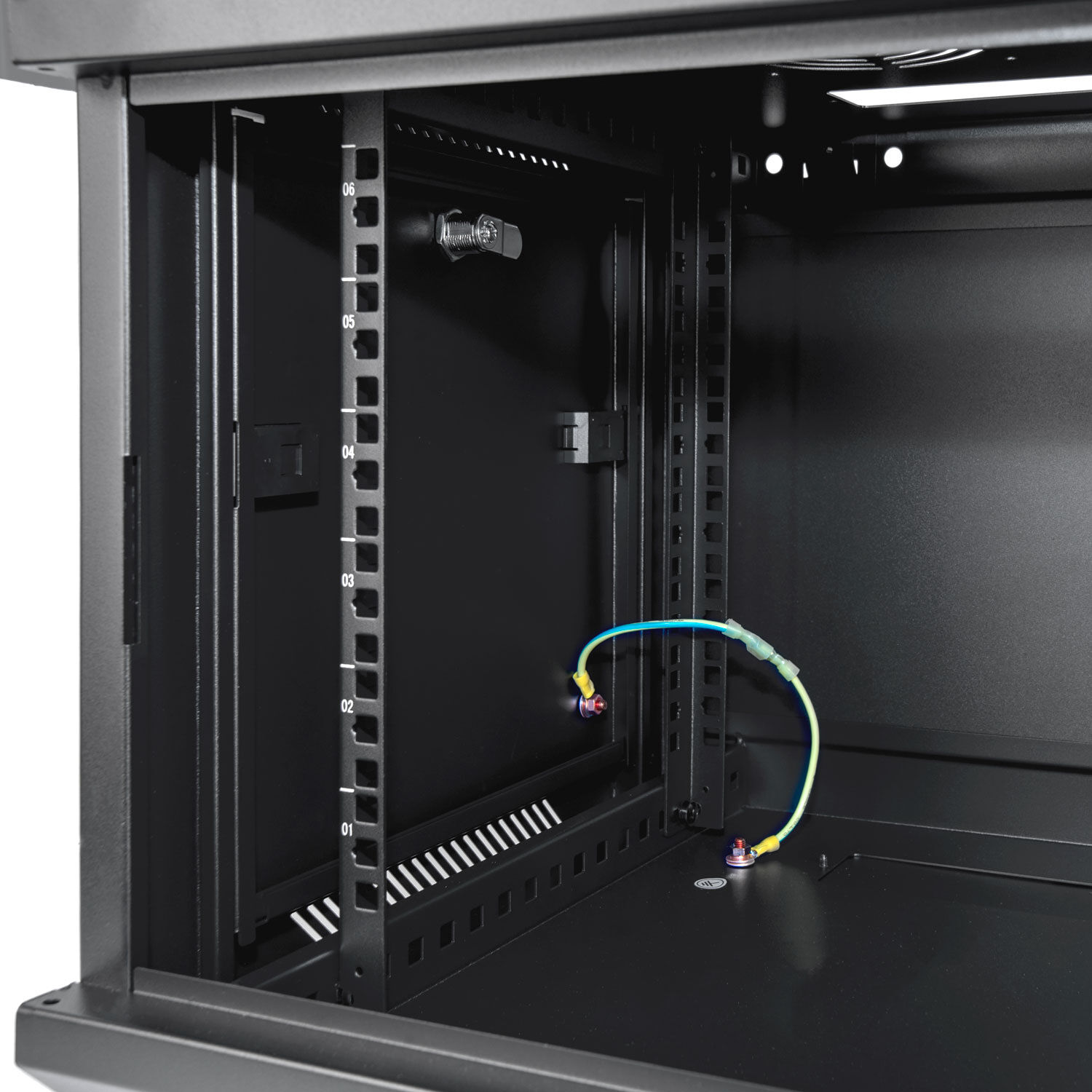 SOLIDRACK 6U WALLMOUNT RACK ENCLOSURE WITH TEMPERED GLASS WINDOW - 600MM X 450MM — view 10