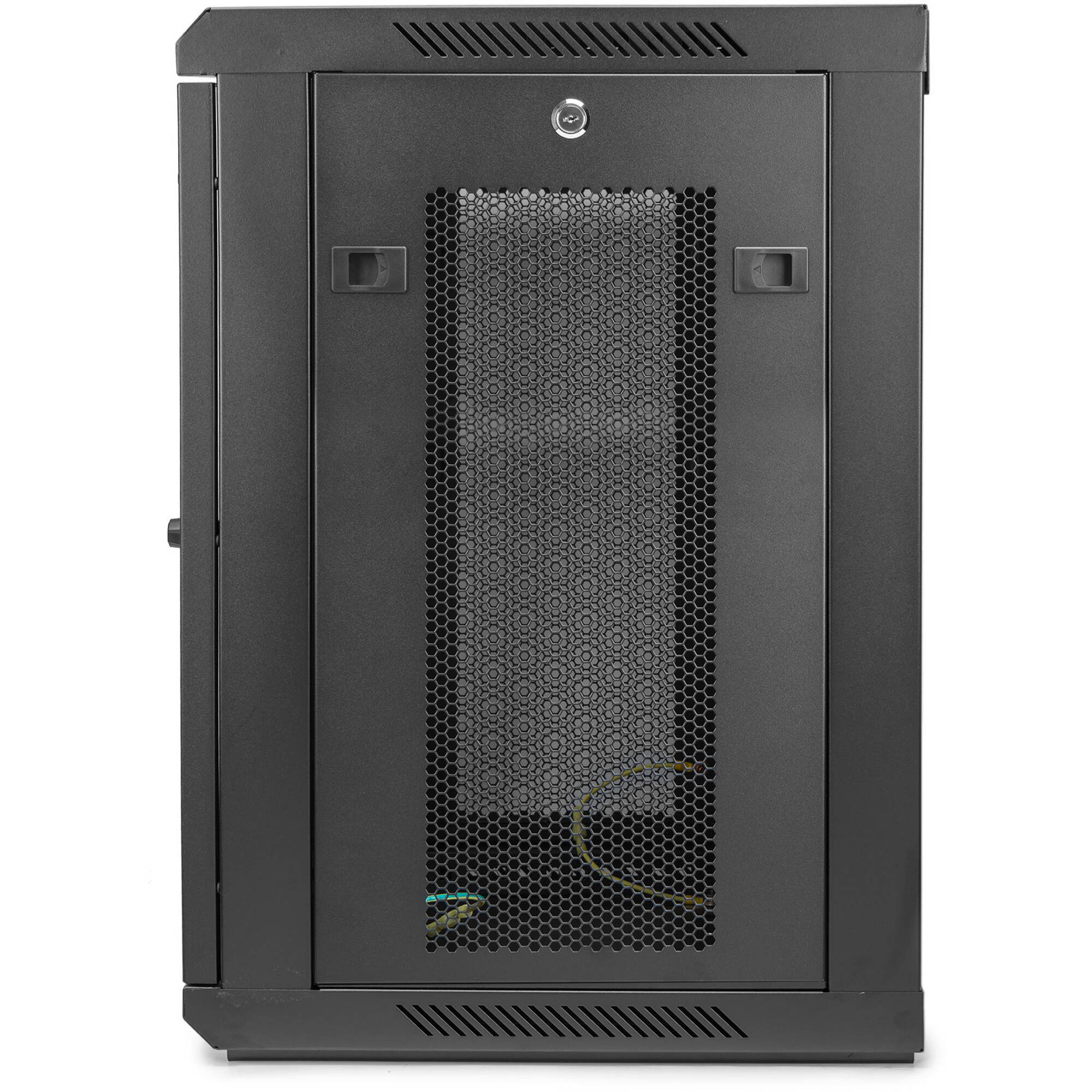 SOLIDRACK 12U WALL MOUNT RACK VENTED ENCLOSURE - FRONT & SIDE DOOR LOCKS - 200 L — view 7