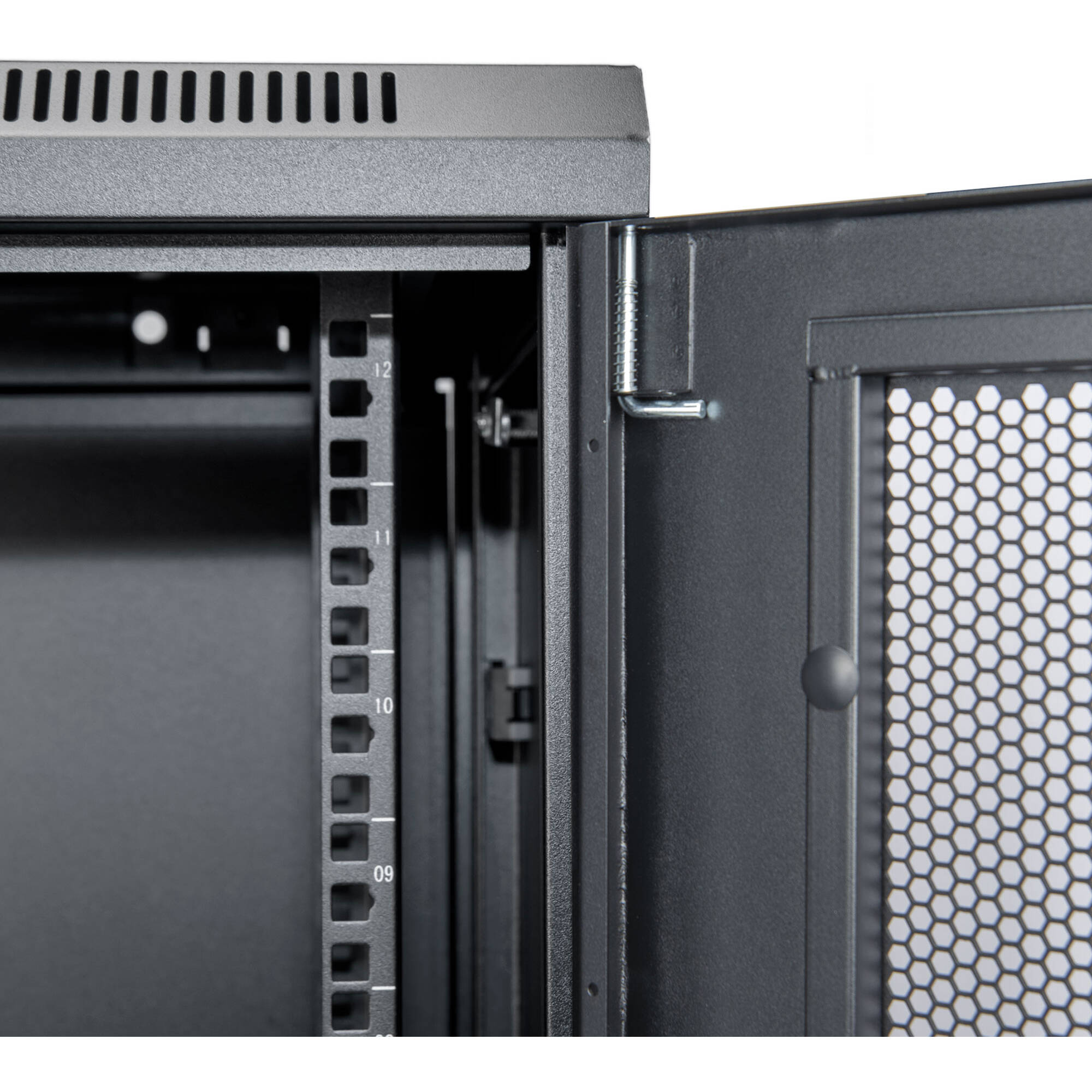 SOLIDRACK 12U WALL MOUNT RACK VENTED ENCLOSURE - FRONT & SIDE DOOR LOCKS - 200 L — view 8
