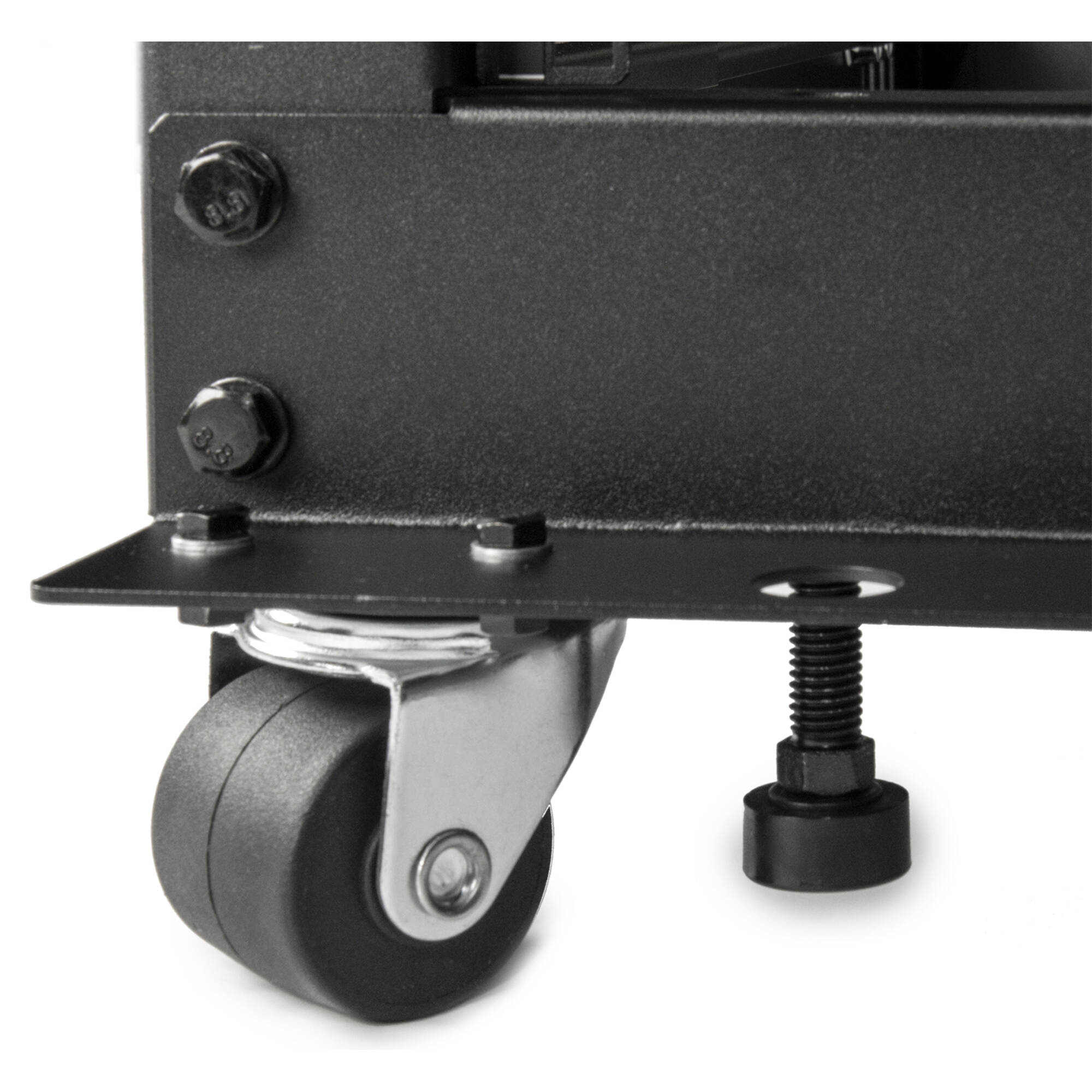SOLIDRACK 12U ADJUSTABLE DEPTH OPEN FRAME 4 POST RACK W/ CASTERS - ASSEMBLY REQU — view 11