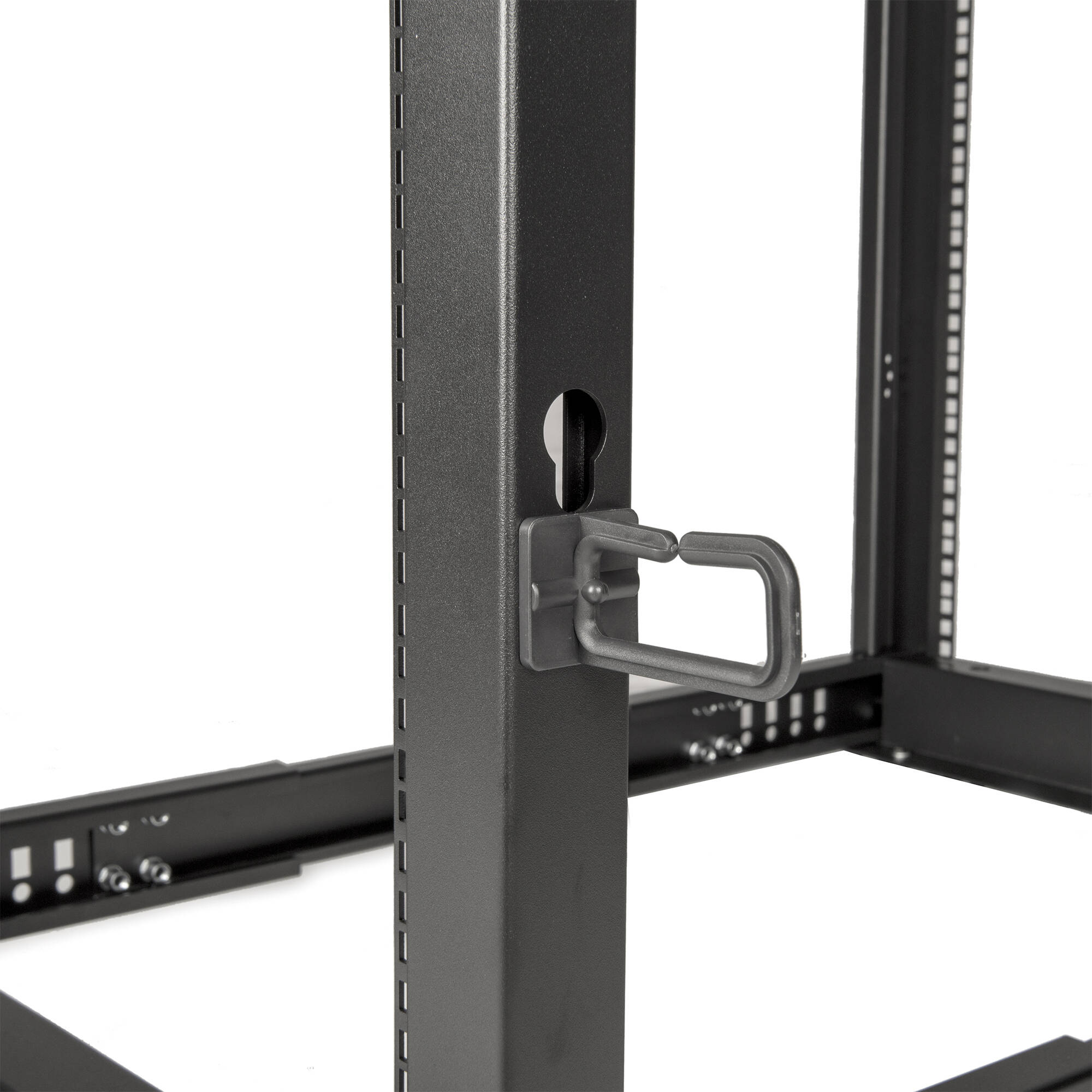 SOLIDRACK 12U ADJUSTABLE DEPTH OPEN FRAME 4 POST RACK W/ CASTERS - ASSEMBLY REQU — view 8