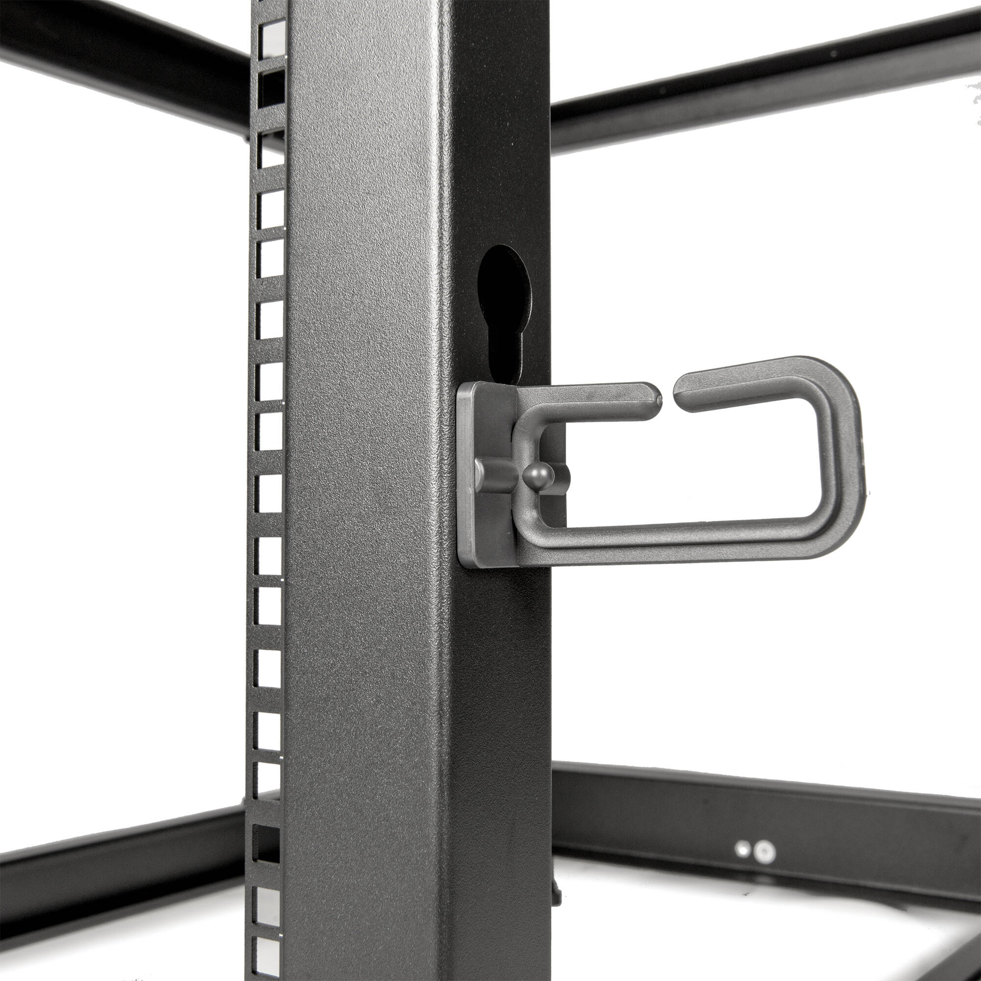 SOLIDRACK 12U ADJUSTABLE DEPTH OPEN FRAME 4 POST RACK W/ CASTERS - ASSEMBLY REQU — view 9