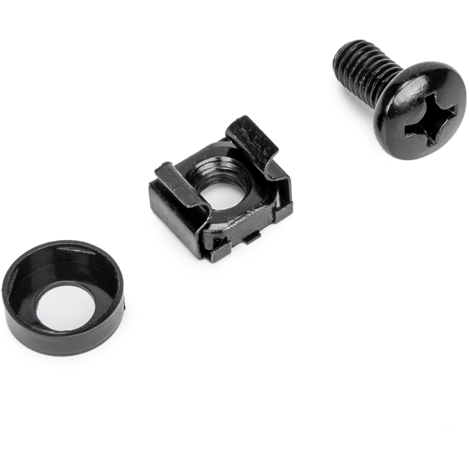 Rocstor Y10E012-B1 Rack Screws 12 mm M6, 20-Pack | Rack Accessories