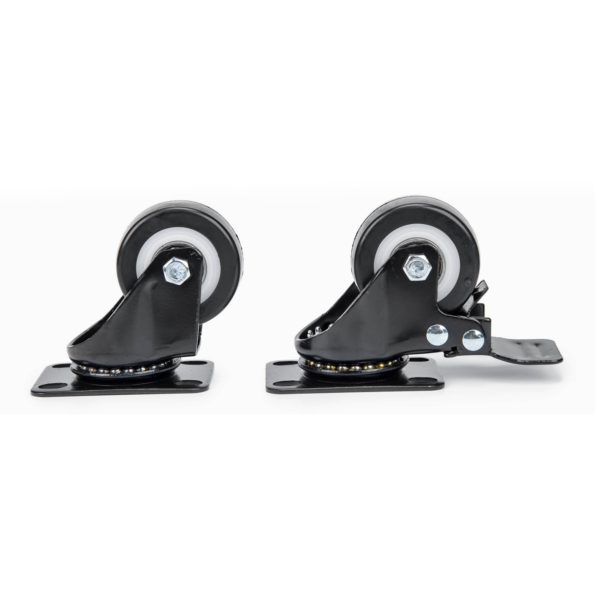 Rocstor Y10E013-B1 heavy duty universal 2 inch casters for racks cabinets and enclosures — view 3