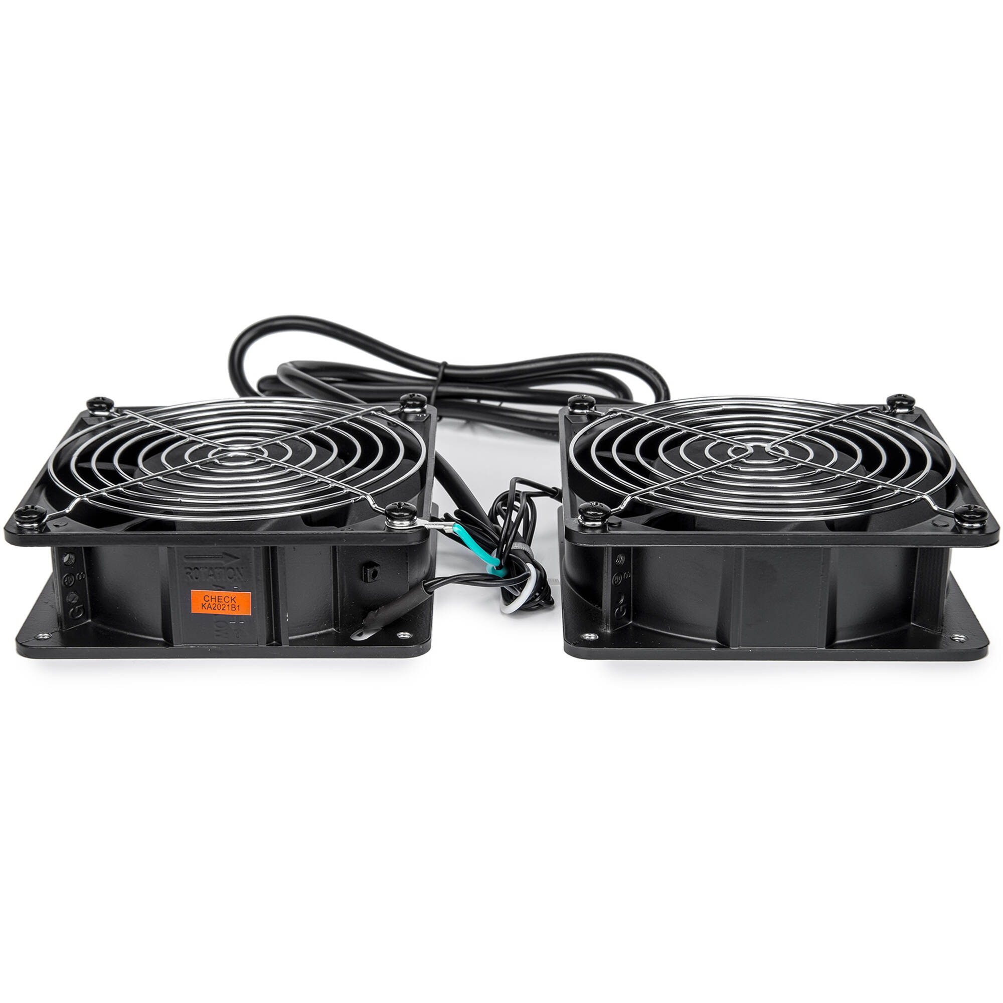 SolidRack two-fan set for wall rack cabinet, 2-pack, 110 V, 2,700 RPM — view 2