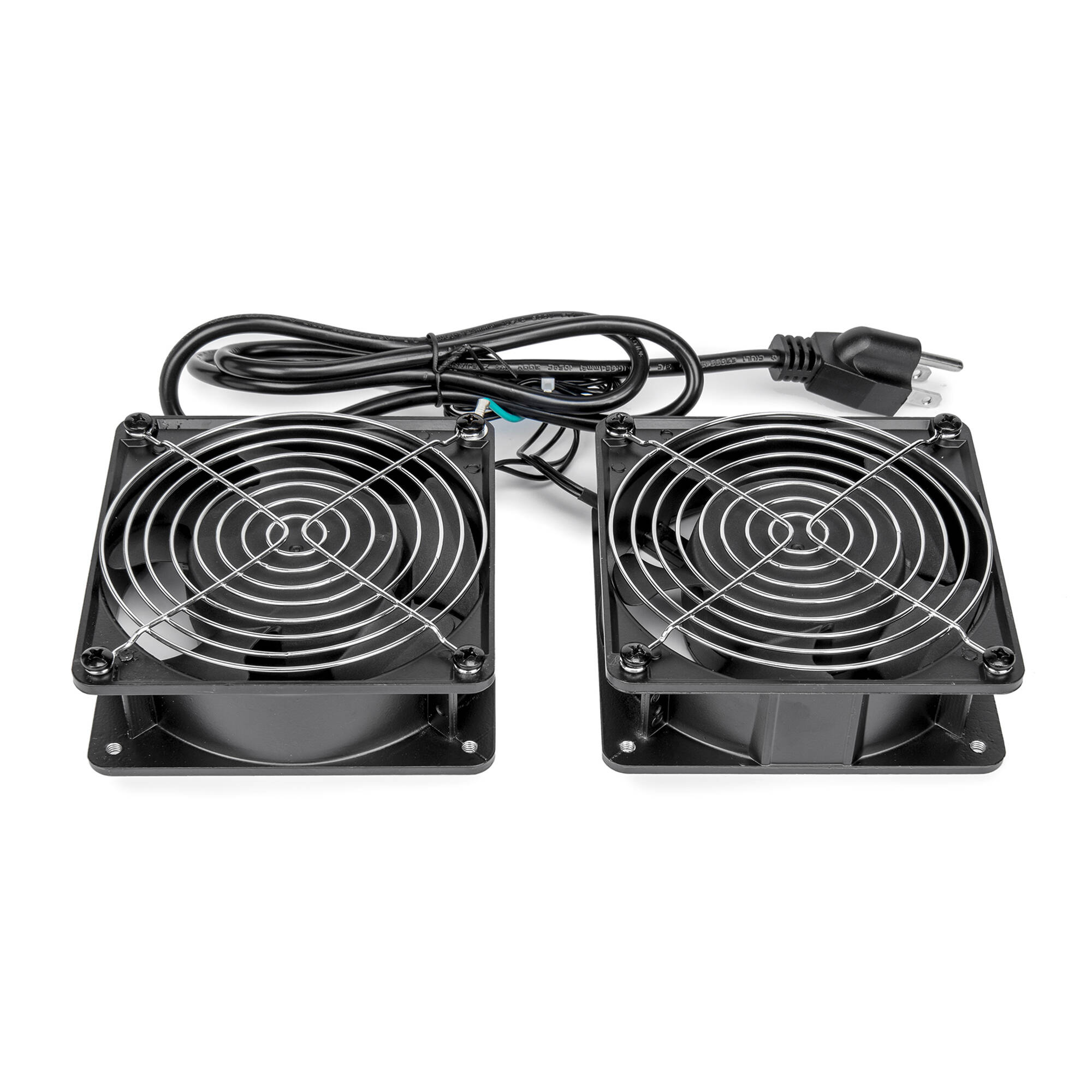 SolidRack two-fan set for wall rack cabinet, 2-pack, 110 V, 2,700 RPM — view 3