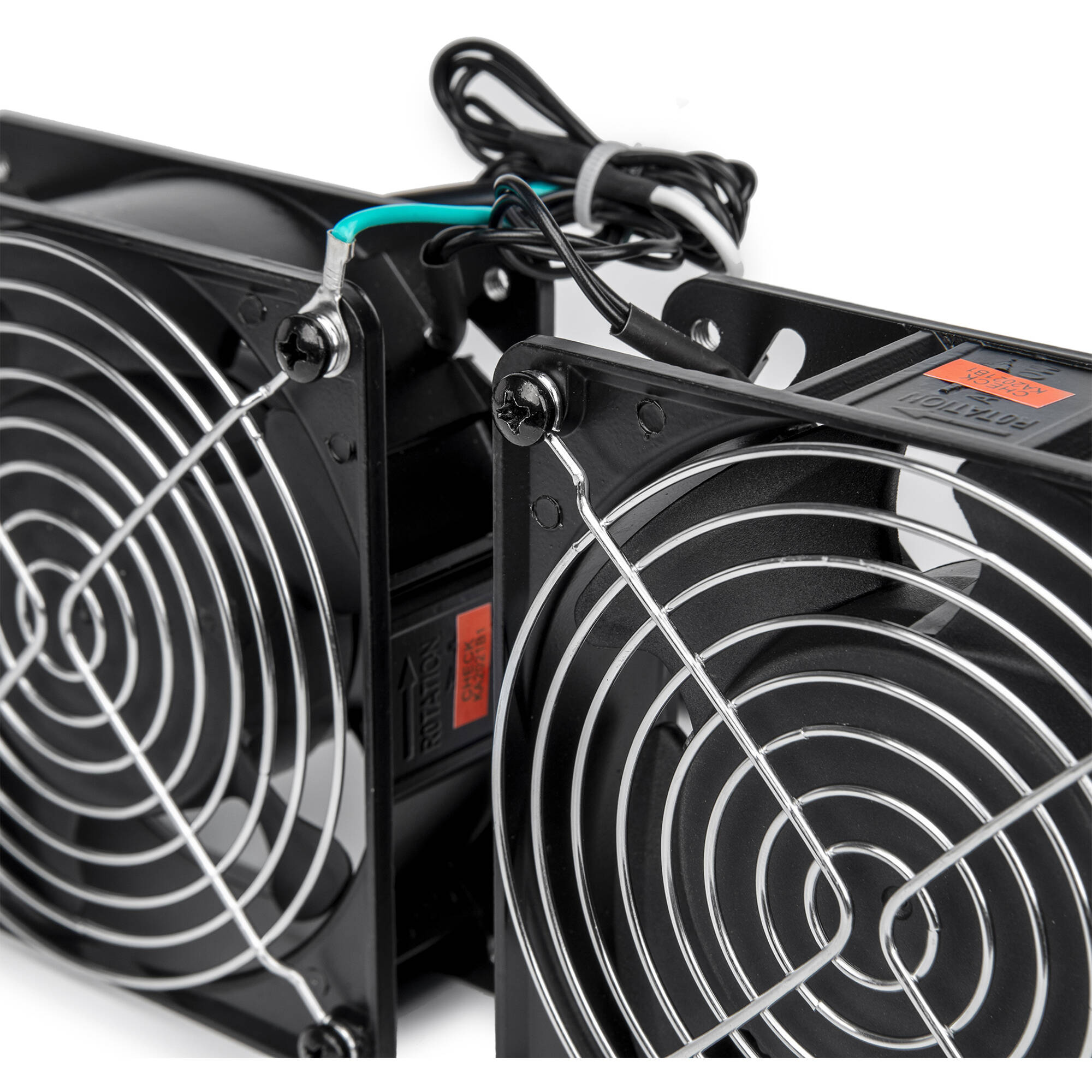 SolidRack two-fan set for wall rack cabinet, 2-pack, 110 V, 2,700 RPM — view 4