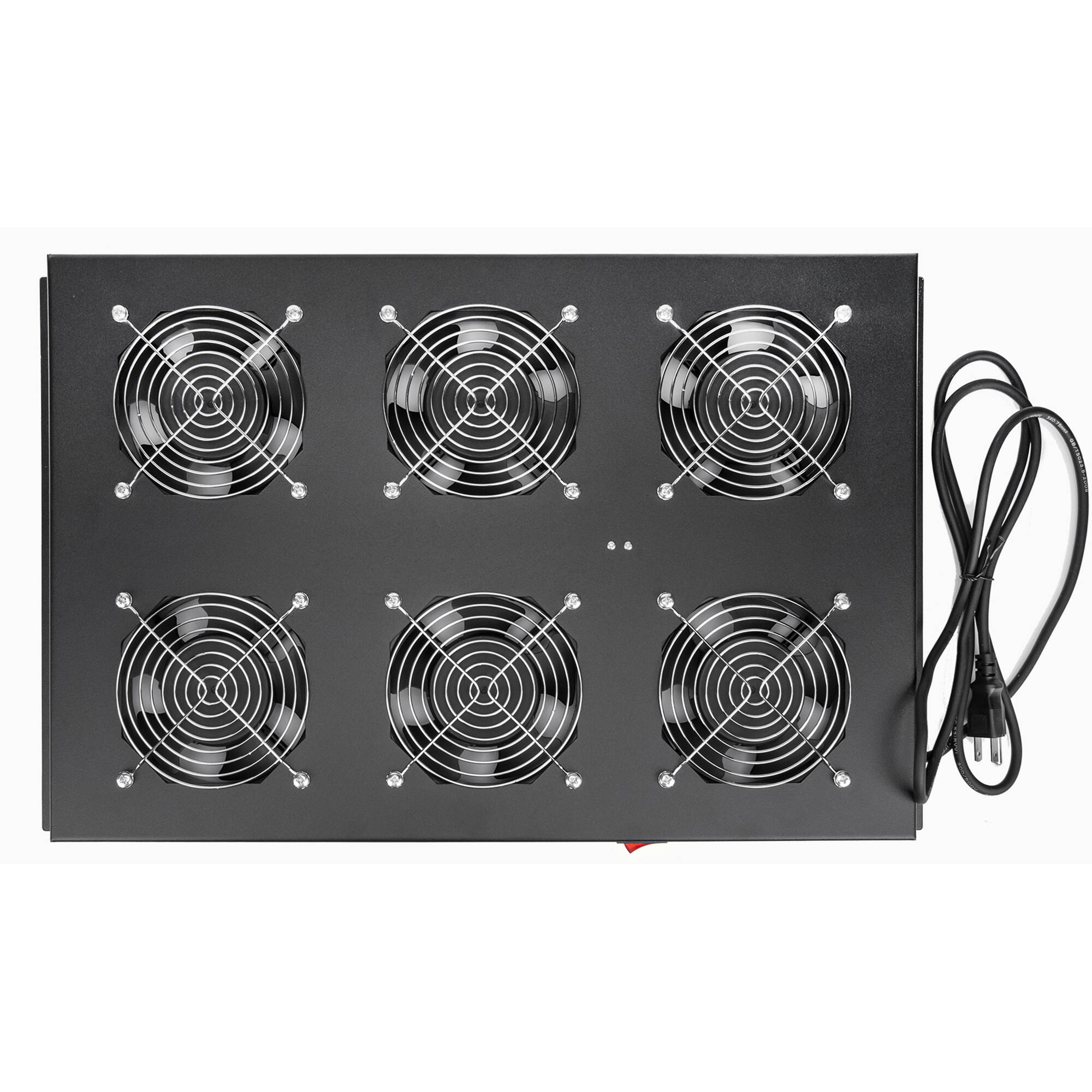 Rocstor SolidRack fan tray for R3100 rack with six fans and 110/120 V power — view 3