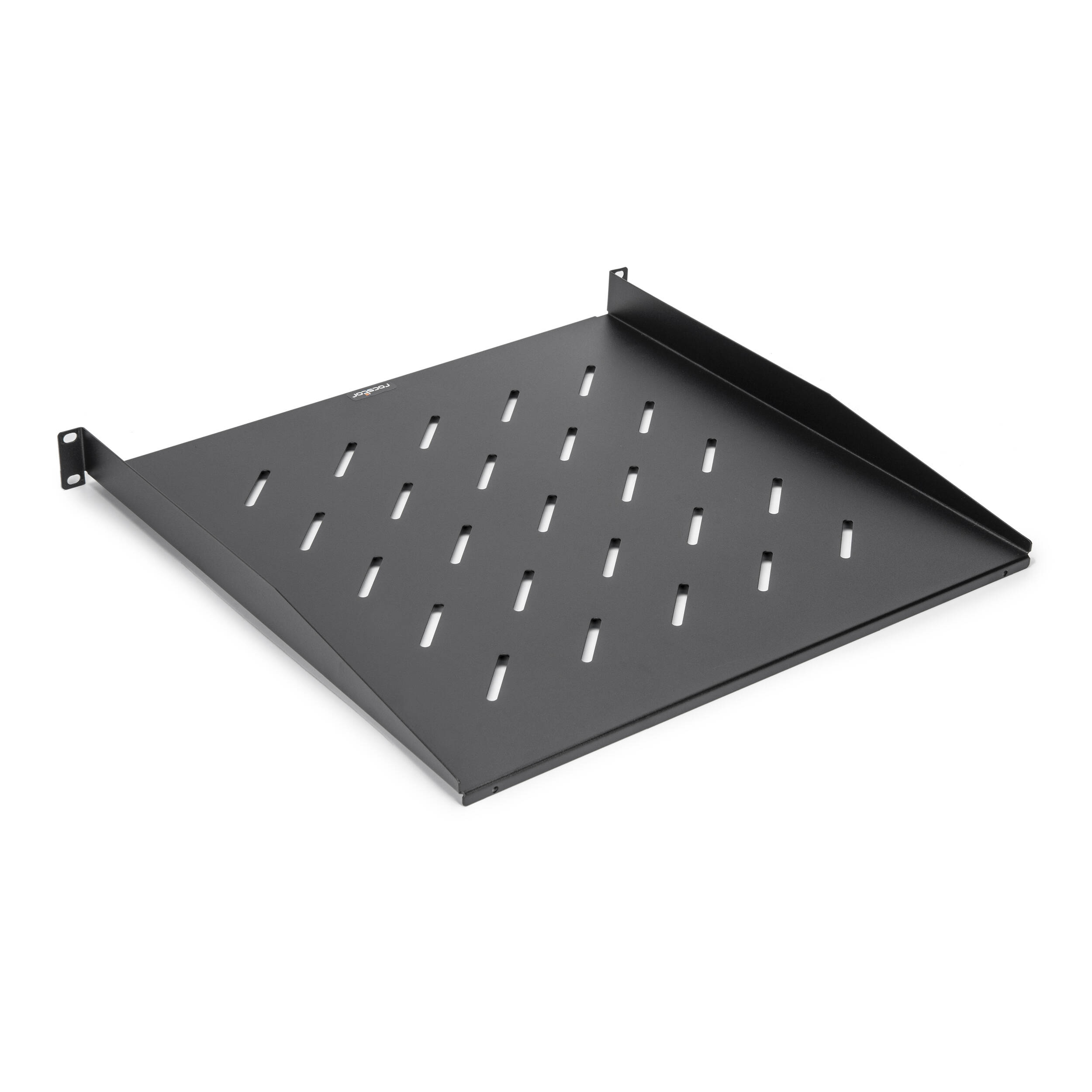 Rocstor 1U Vented Rack Mount Shelf 17.72 in Depth | Rack Accessory