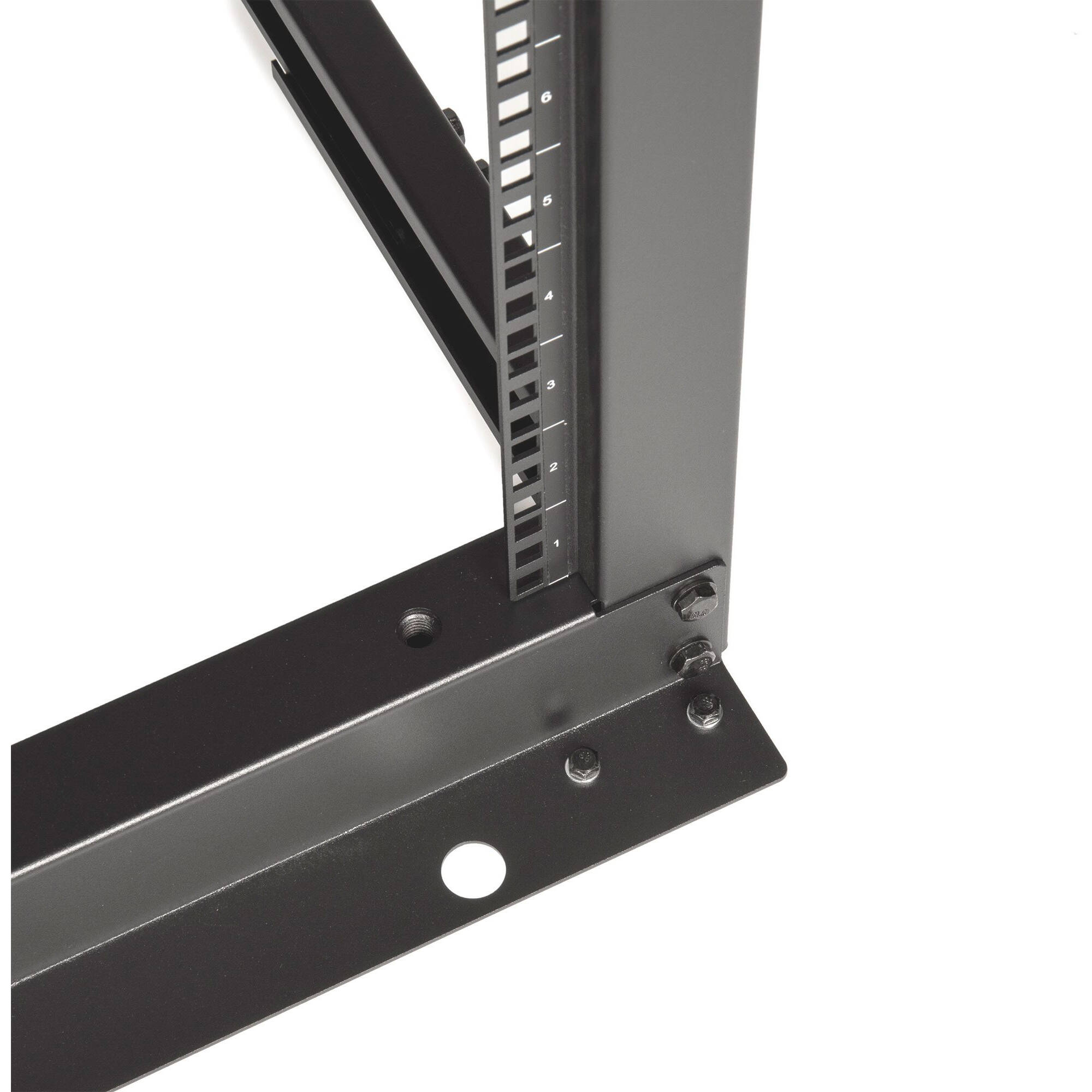 SOLIDRACK 18U ADJUSTABLE DEPTH OPEN FRAME 4 POST RACK W/ CASTERS - 1200 LBS WEIG — view 12