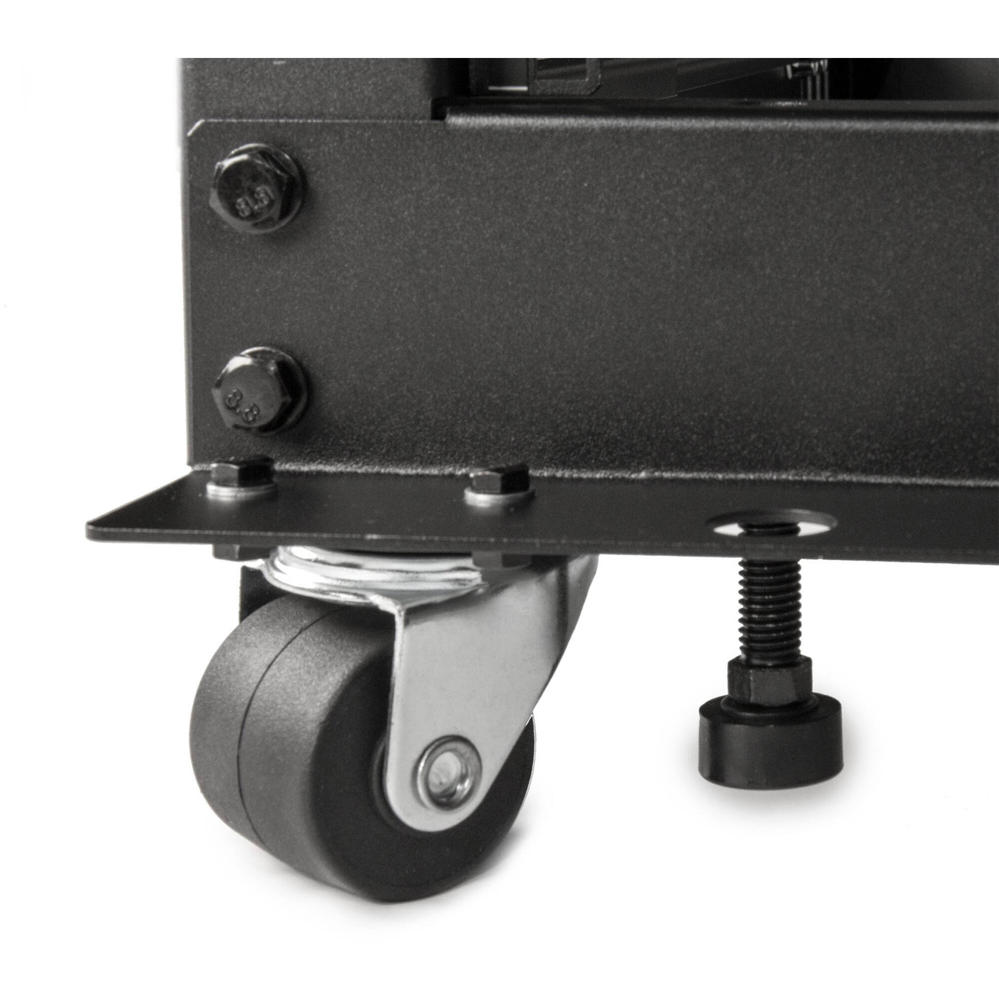SOLIDRACK 42U ADJUSTABLE DEPTH OPEN FRAME 4 POST RACK W CASTERS - INCLUDES CASTE — view 6
