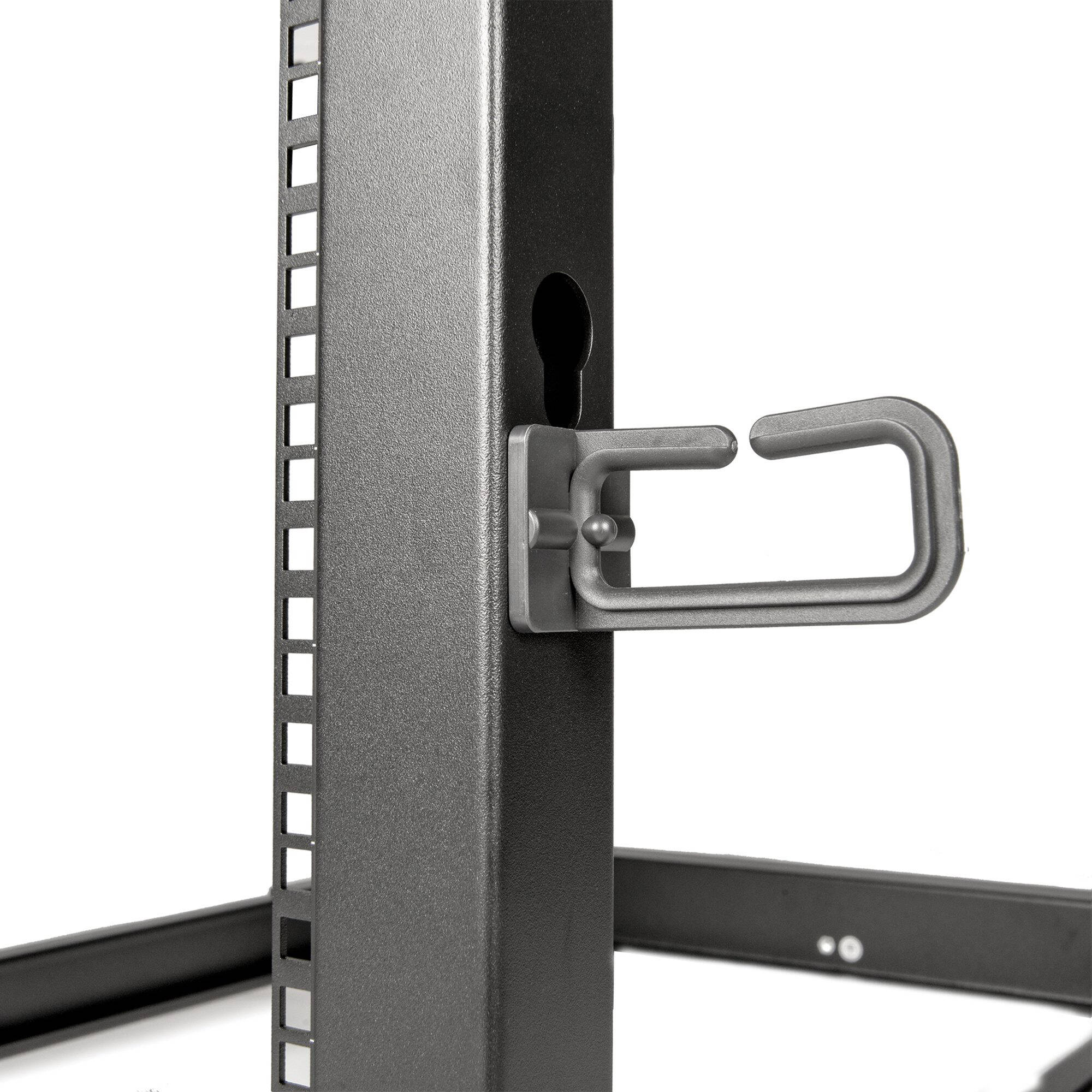 SOLIDRACK 42U ADJUSTABLE DEPTH OPEN FRAME 4 POST RACK W CASTERS - INCLUDES CASTE — view 9