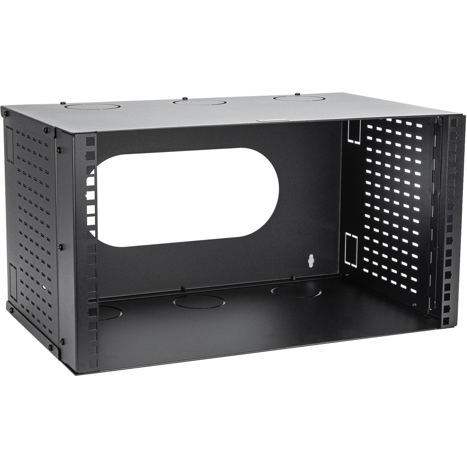 Solidrack 6u Wall Mount Network Rack - Low Profile Wallmount Bracket - 11 Inches
