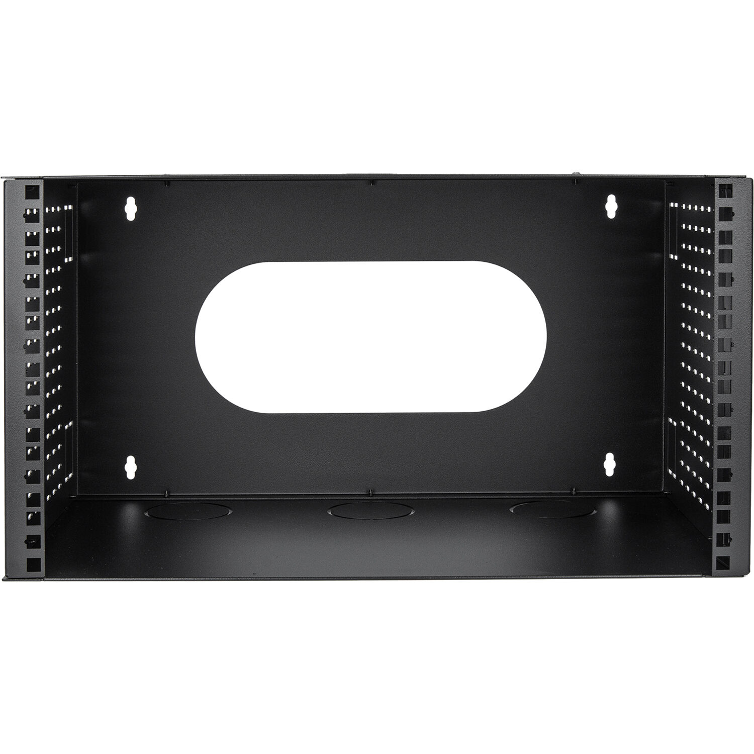SOLIDRACK 6U WALL MOUNT NETWORK RACK - LOW PROFILE WALLMOUNT BRACKET - 11 INCHES — view 2