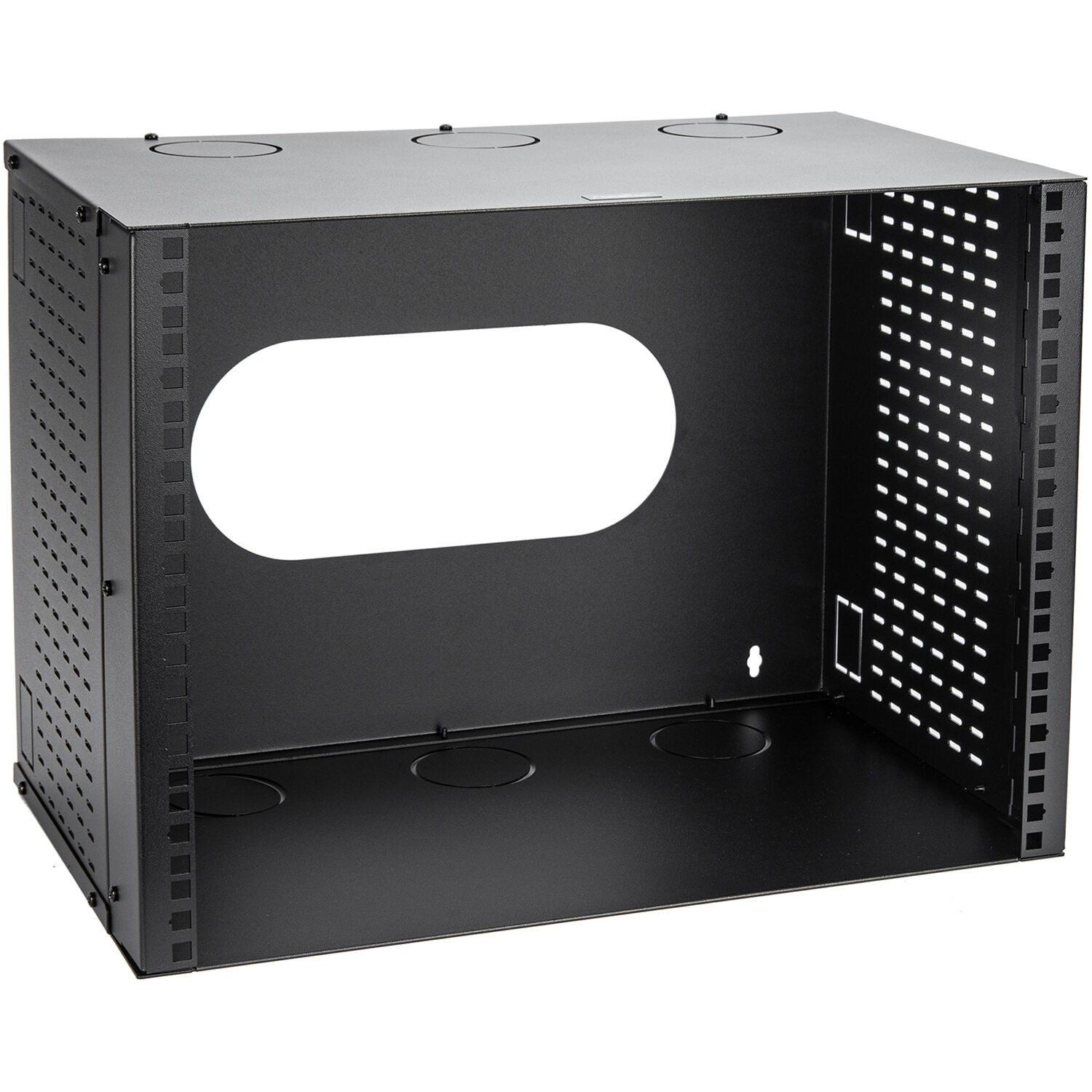 Solidrack 8u Wall Mount Network Rack - Low Profile Wallmount Bracket - 11in Deep