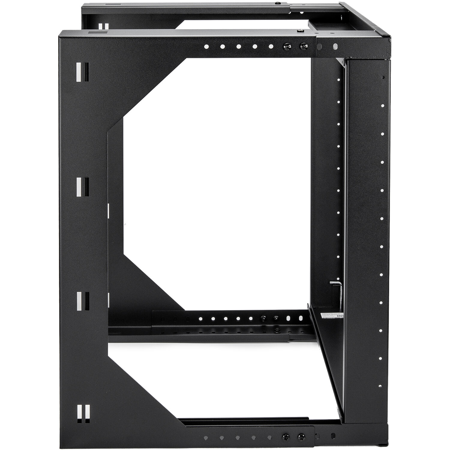 SOLIDRACK 12U WALL MOUNT RACK - 2-POST OPEN FRAME - ADJUSTABLE DEPTH 18 - 25.6 - — view 4