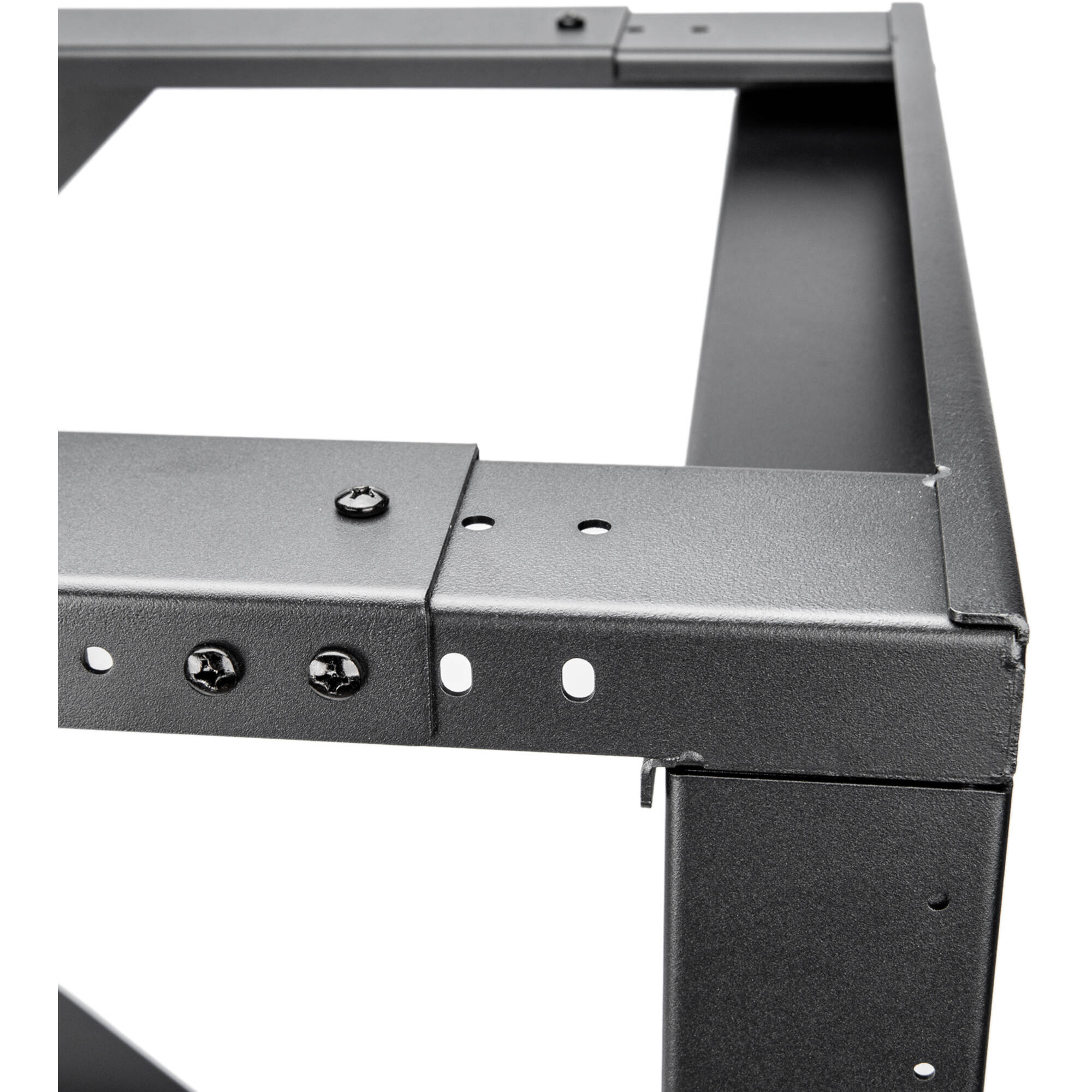 SOLIDRACK 12U WALL MOUNT RACK - 2-POST OPEN FRAME - ADJUSTABLE DEPTH 18 - 25.6 - — view 9