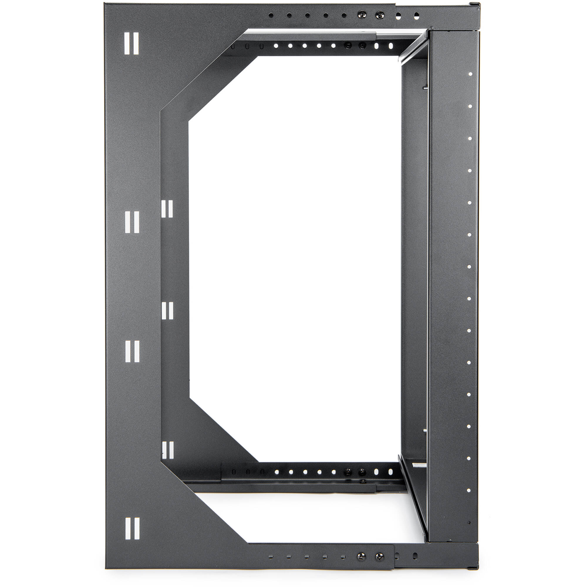 SOLIDRACK 15U WALL MOUNT RACK - 2-POST OPEN FRAME - ADJUSTABLE DEPTH - WEIGHT CA — view 3