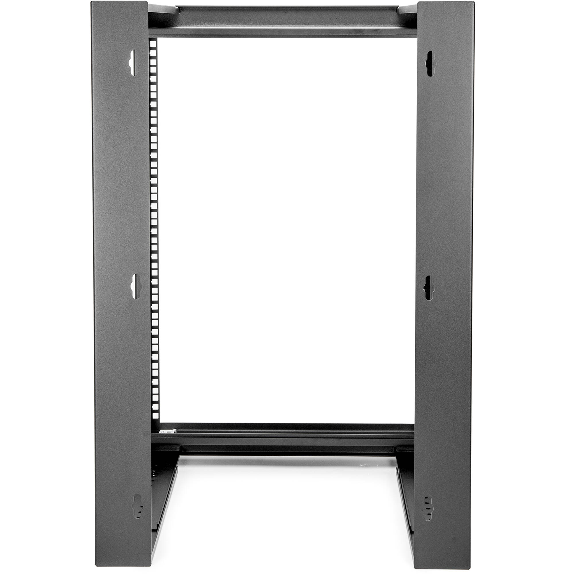 SOLIDRACK 15U WALL MOUNT RACK - 2-POST OPEN FRAME - ADJUSTABLE DEPTH - WEIGHT CA — view 4