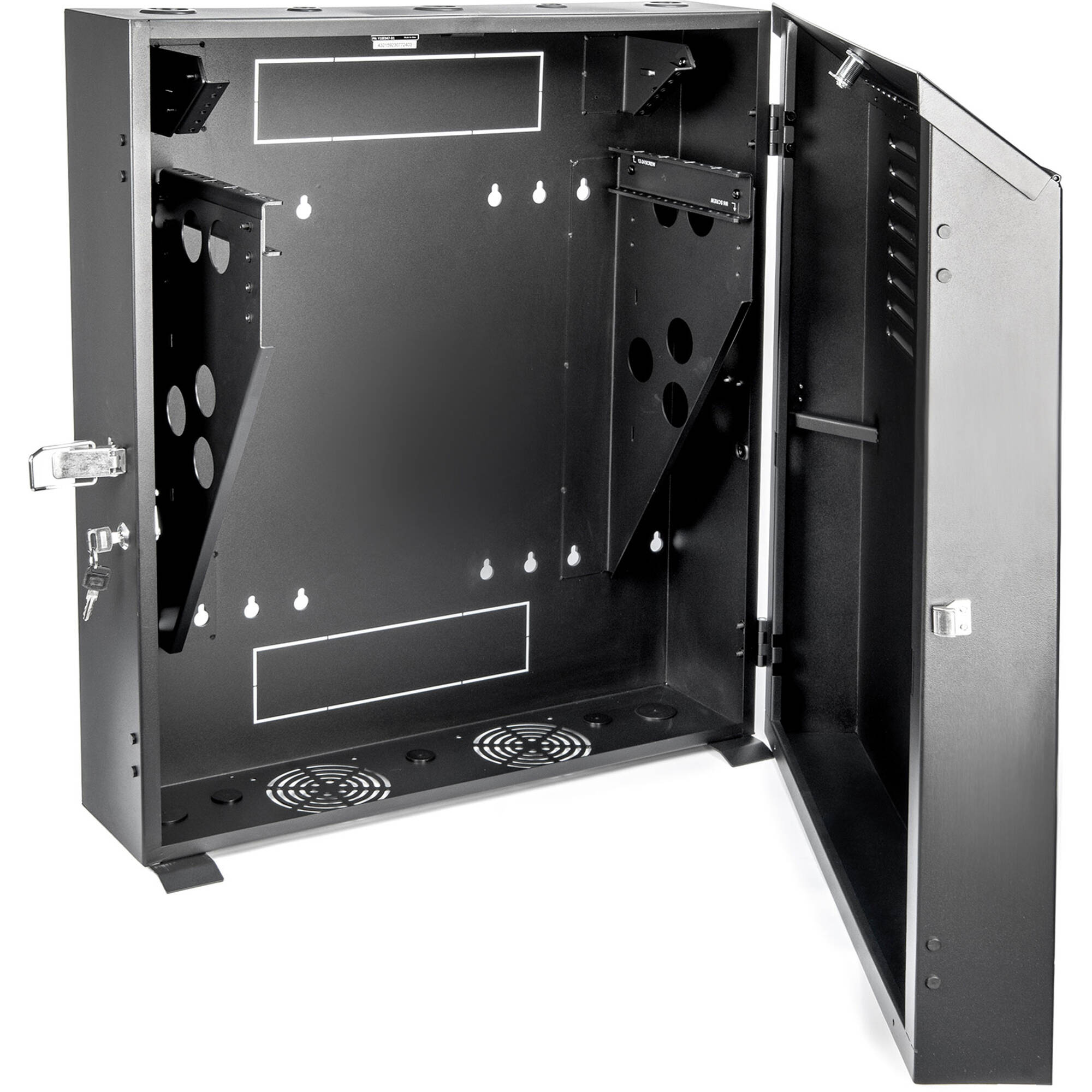 SOLIDRACK 5U LOW PROFILE VERTICAL MOUNT SWITCH-DEPTH WALL-MOUNT RACK ENCLOSURE C — view 3