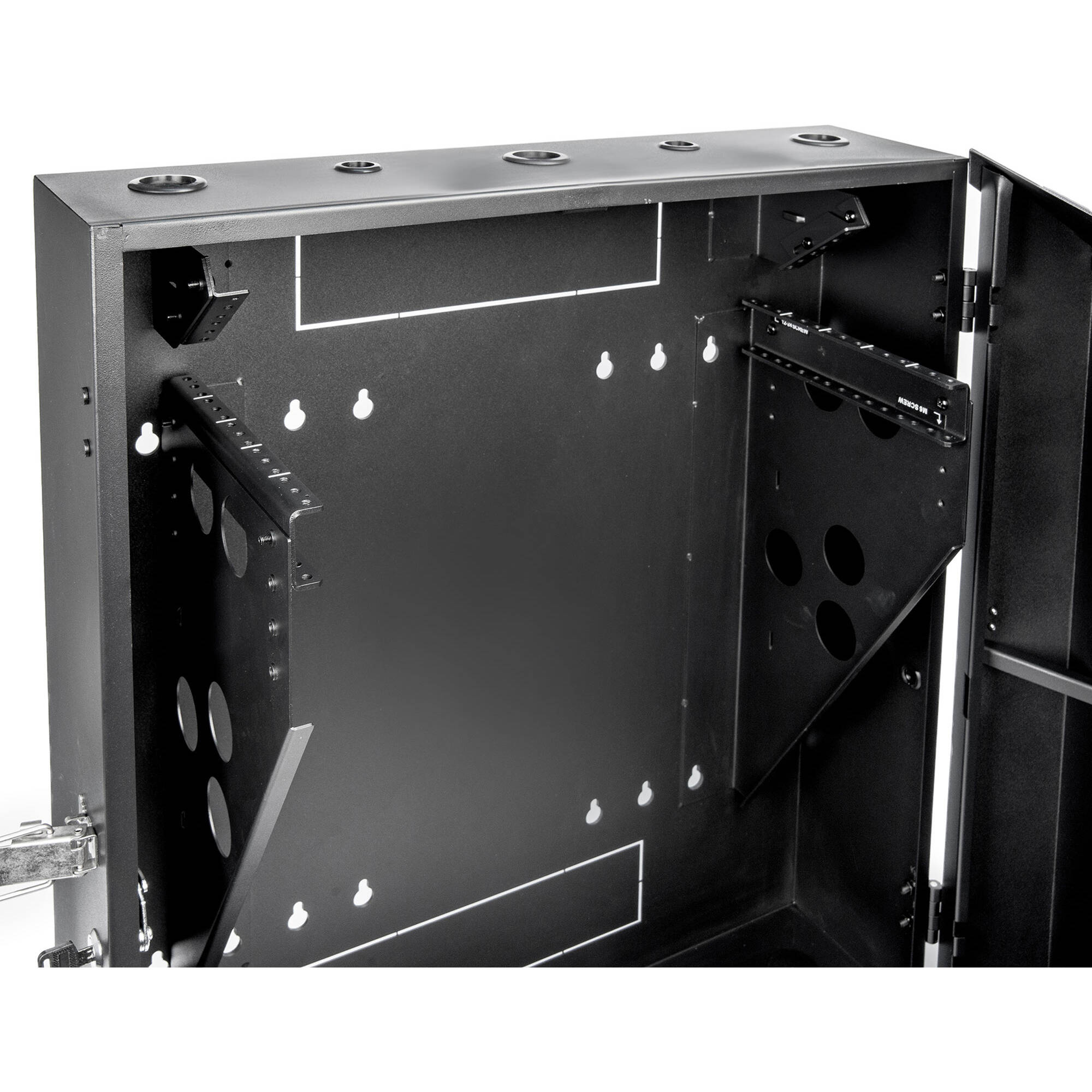 SOLIDRACK 5U LOW PROFILE VERTICAL MOUNT SWITCH-DEPTH WALL-MOUNT RACK ENCLOSURE C — view 4
