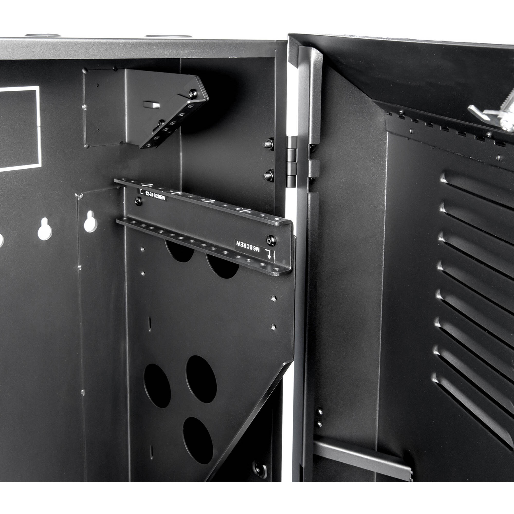 SOLIDRACK 5U LOW PROFILE VERTICAL MOUNT SWITCH-DEPTH WALL-MOUNT RACK ENCLOSURE C — view 5