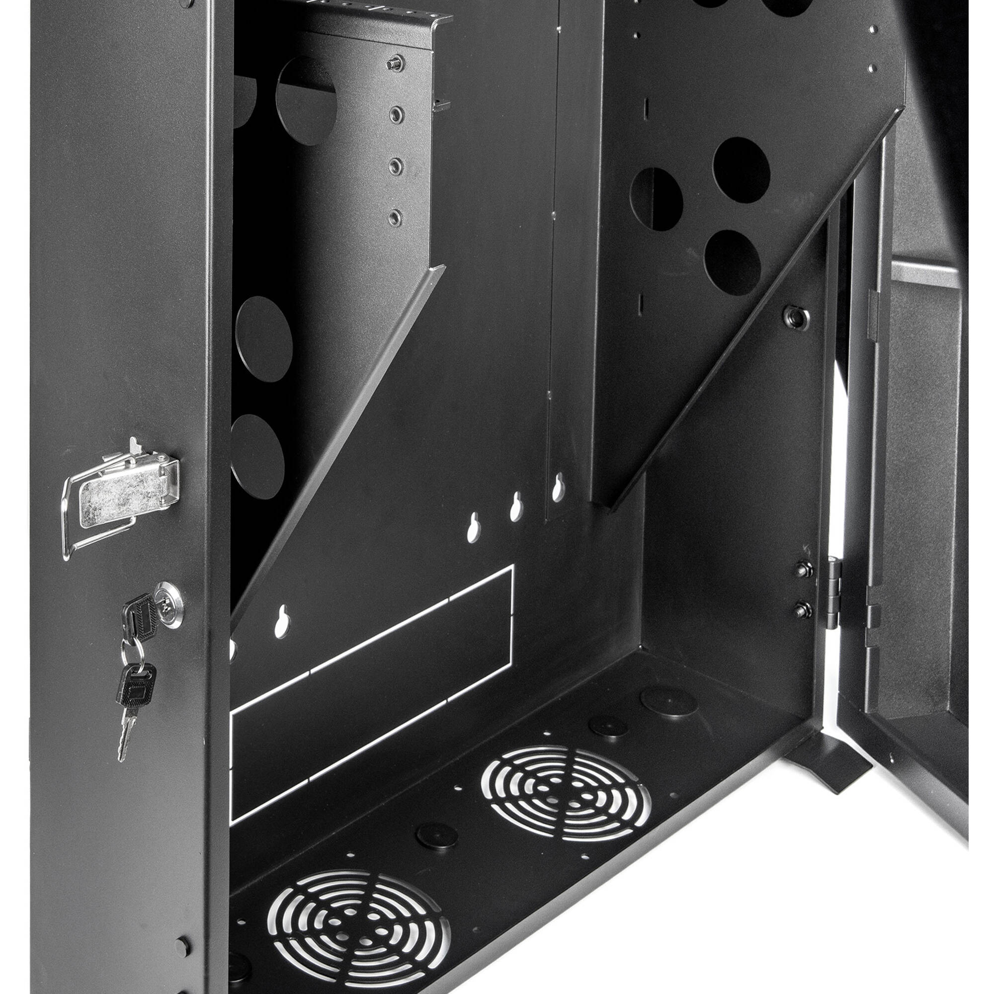 SOLIDRACK 5U LOW PROFILE VERTICAL MOUNT SWITCH-DEPTH WALL-MOUNT RACK ENCLOSURE C — view 6