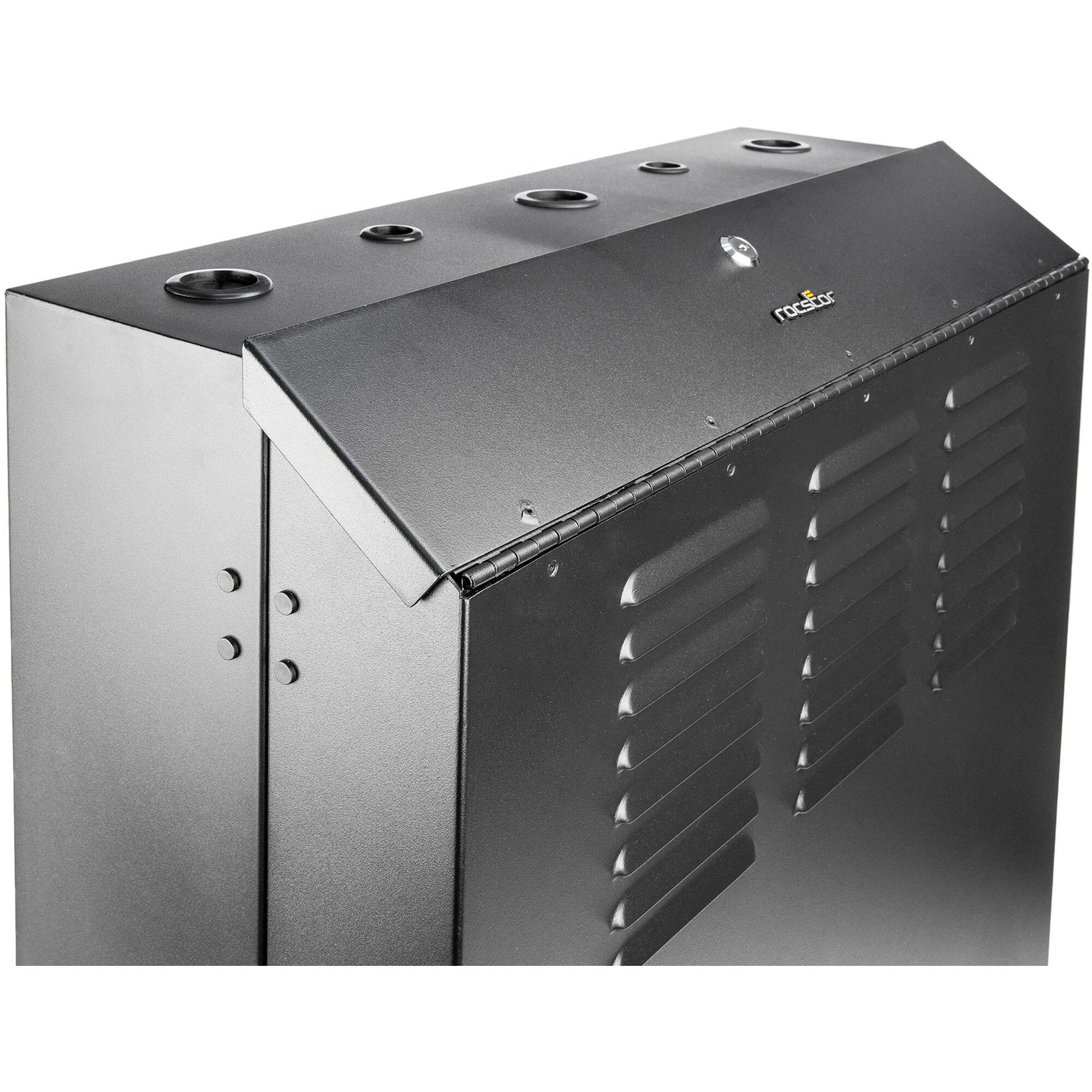 SOLIDRACK 5U LOW PROFILE VERTICAL MOUNT SWITCH-DEPTH WALL-MOUNT RACK ENCLOSURE C — view 8