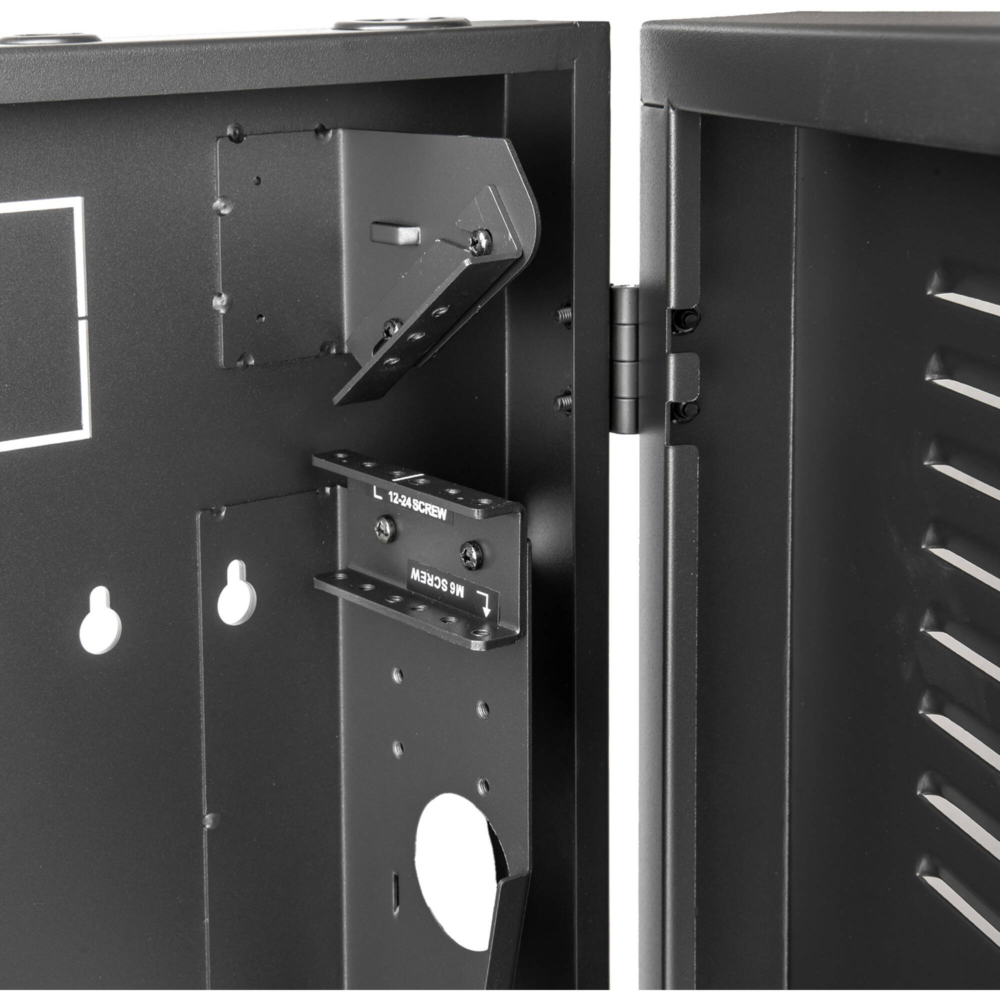 SOLIDRACK 2U LOW PROFILE VERTICAL MOUNT SWITCH-DEPTH WALL-MOUNT RACK ENCLOSURE C — view 12