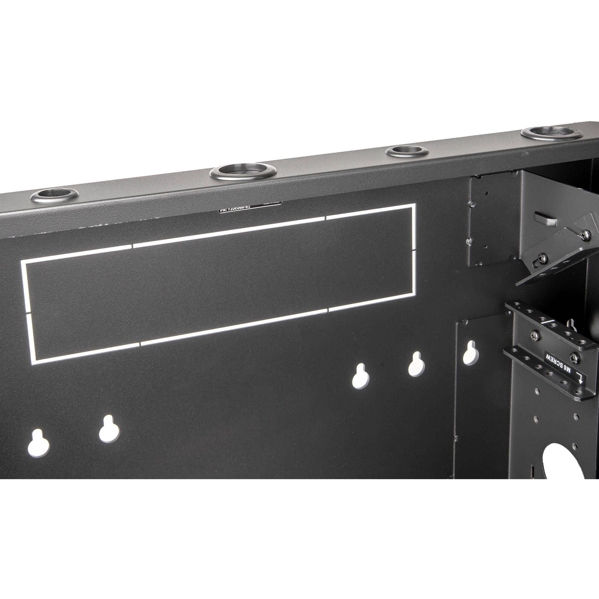 SOLIDRACK 2U LOW PROFILE VERTICAL MOUNT SWITCH-DEPTH WALL-MOUNT RACK ENCLOSURE C — view 15