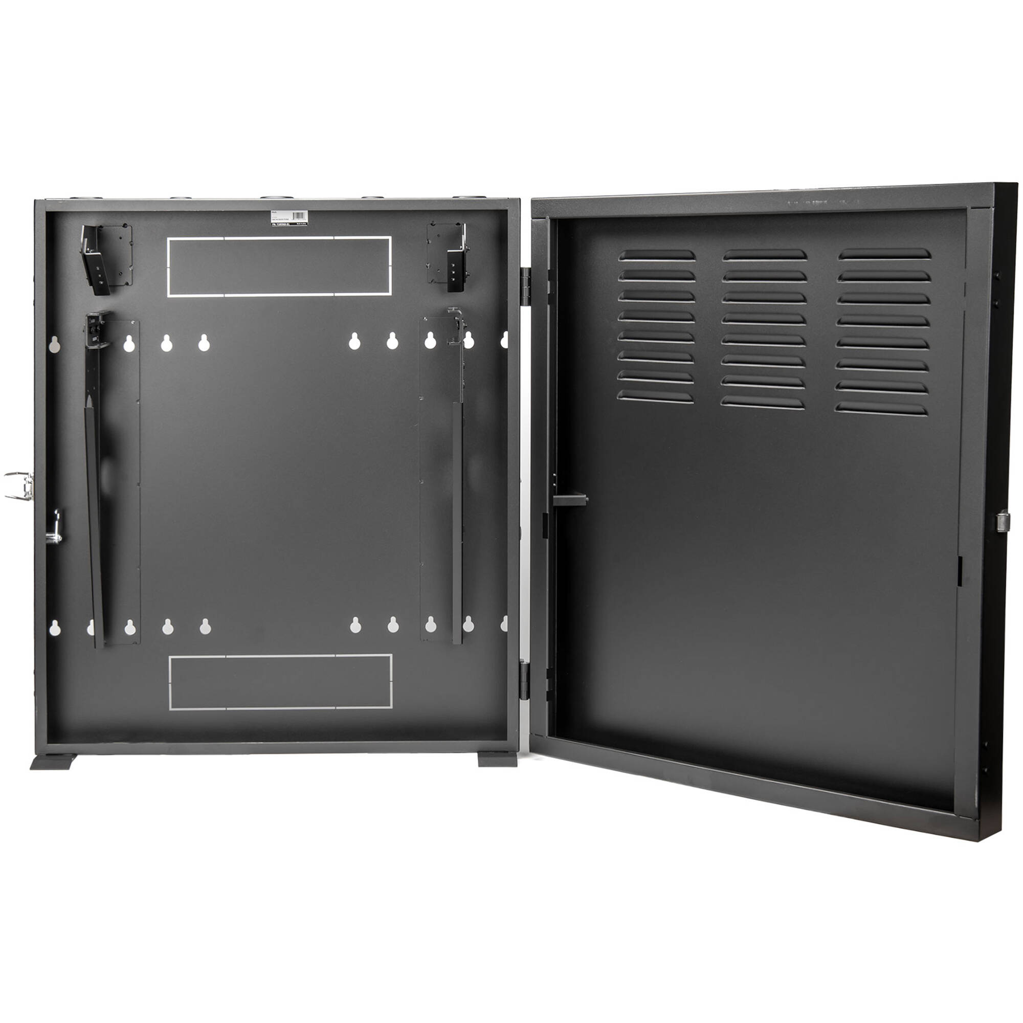 SOLIDRACK 2U LOW PROFILE VERTICAL MOUNT SWITCH-DEPTH WALL-MOUNT RACK ENCLOSURE C — view 5